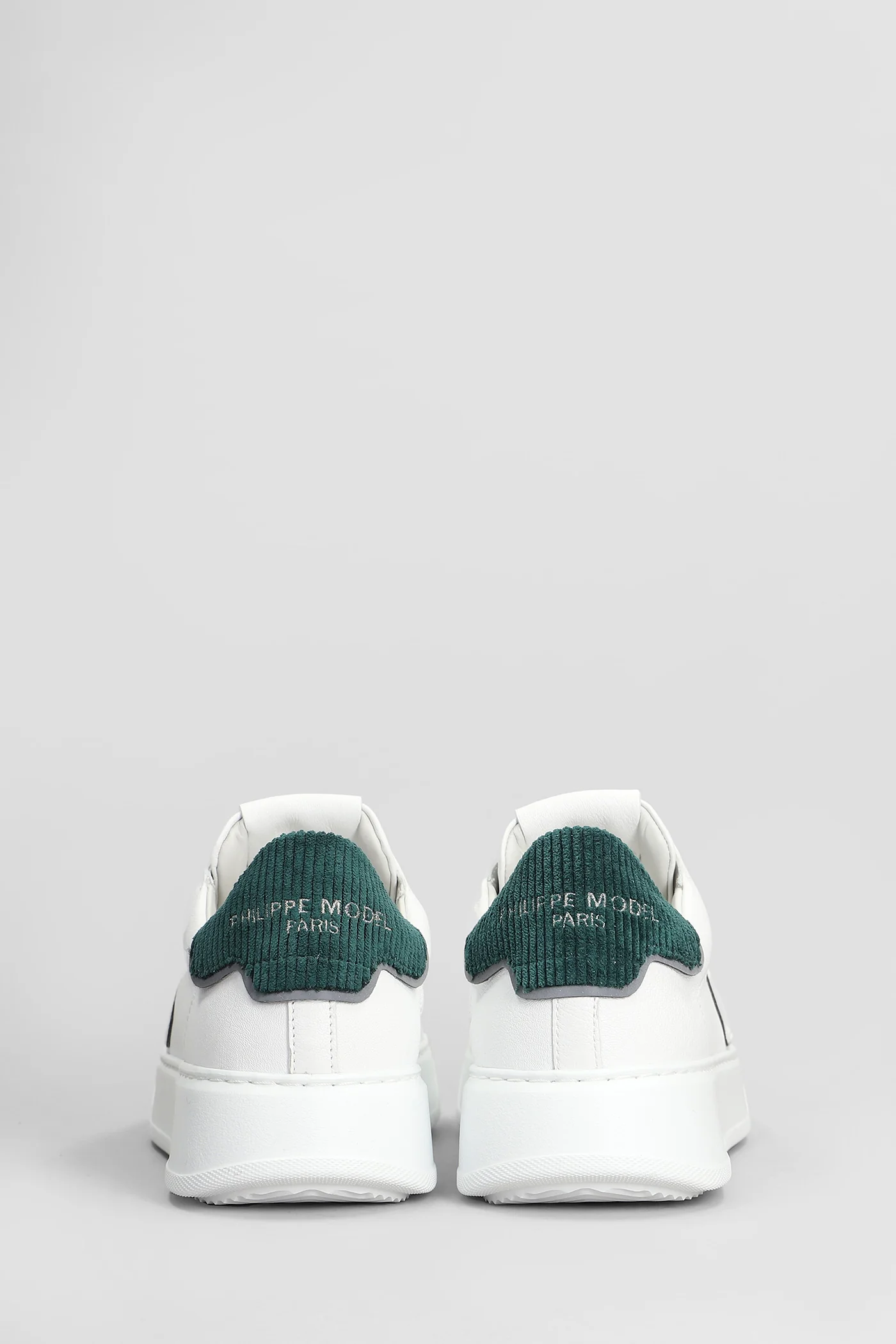 Temple Low Sneakers in white leather - Image 4
