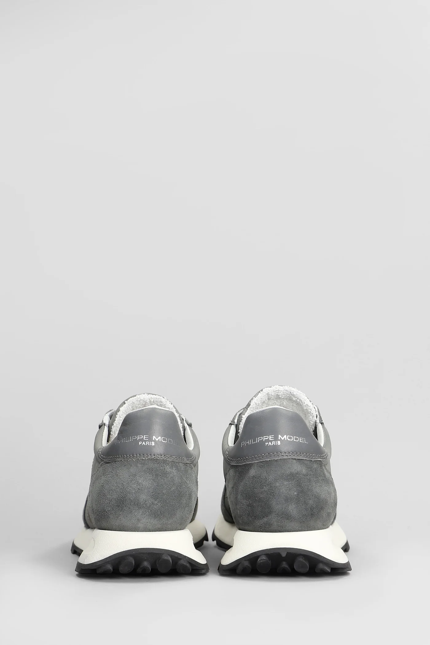 Tour Low Sneakers in grey Suede and fabric - Image 4