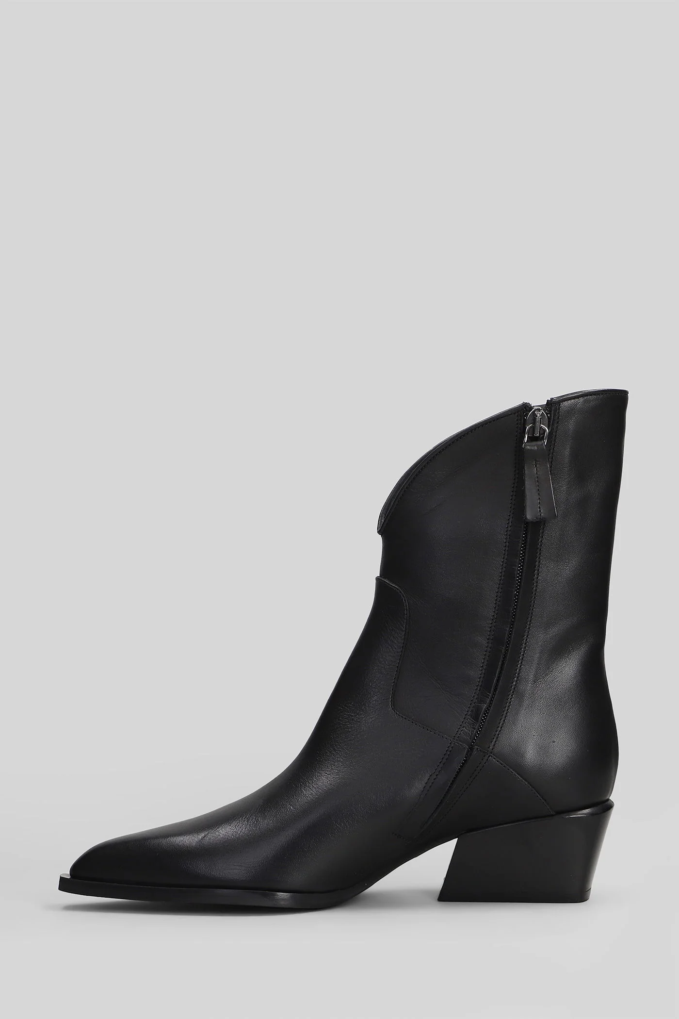 Dallas texan Ankle boots in black leather - Image 3