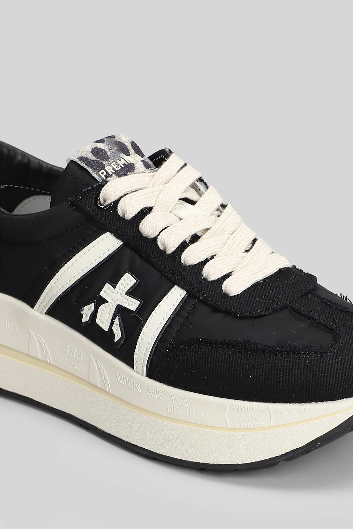 Bethcoin Sneakers in black fabric - Image 5