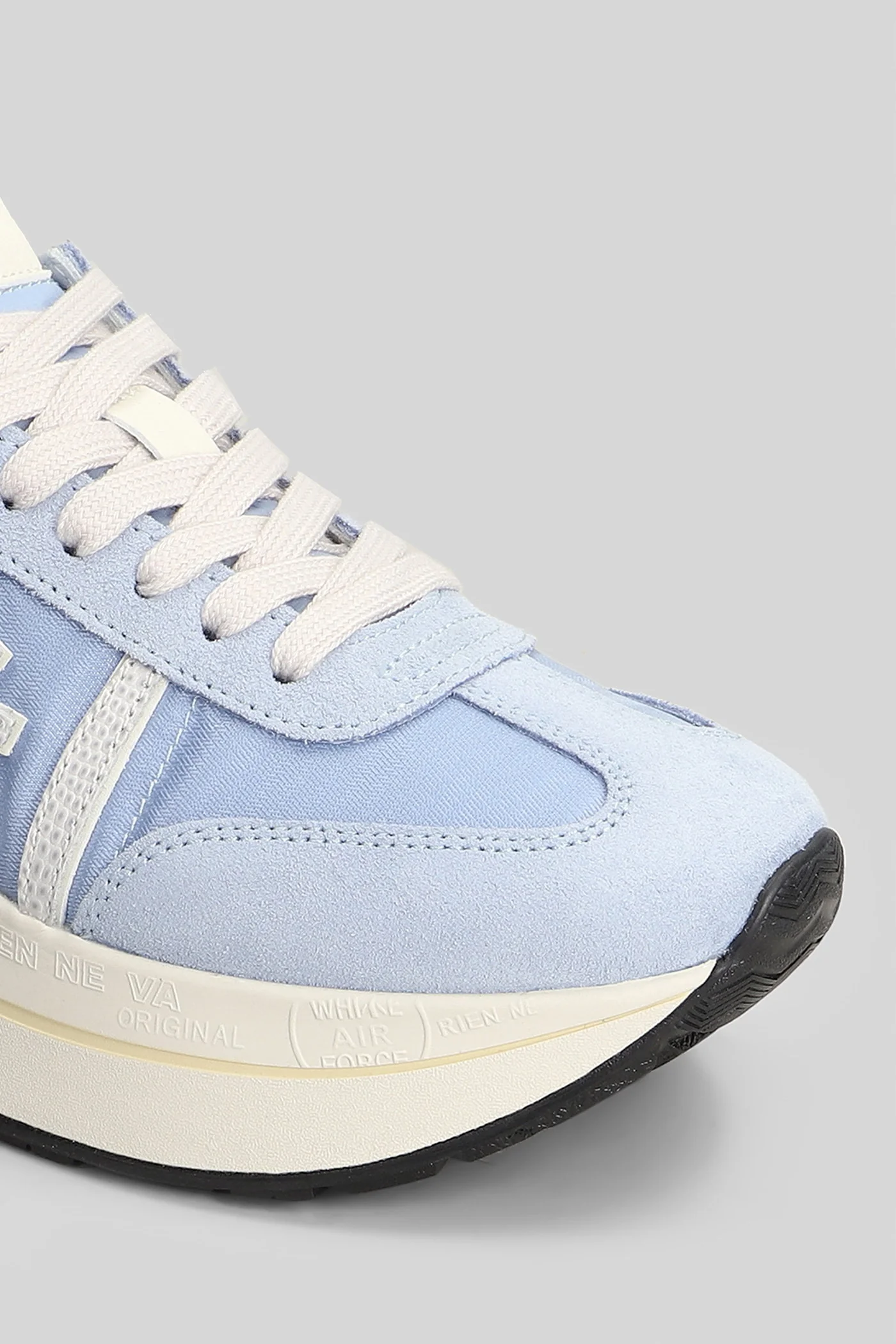 Bethcoin Sneakers in cyan Suede and fabric - Image 5