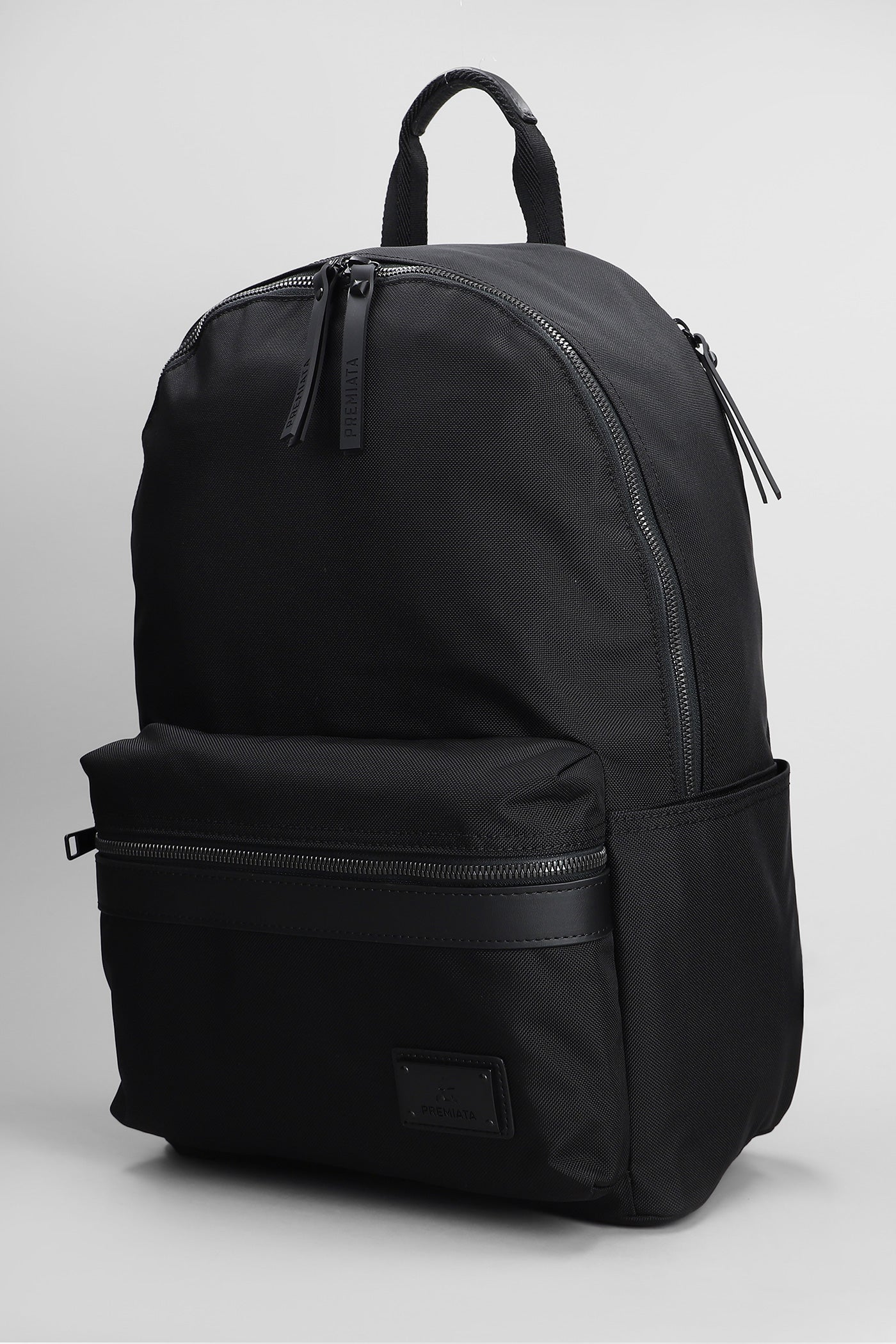 Blade Backpack in black nylon - Image 2