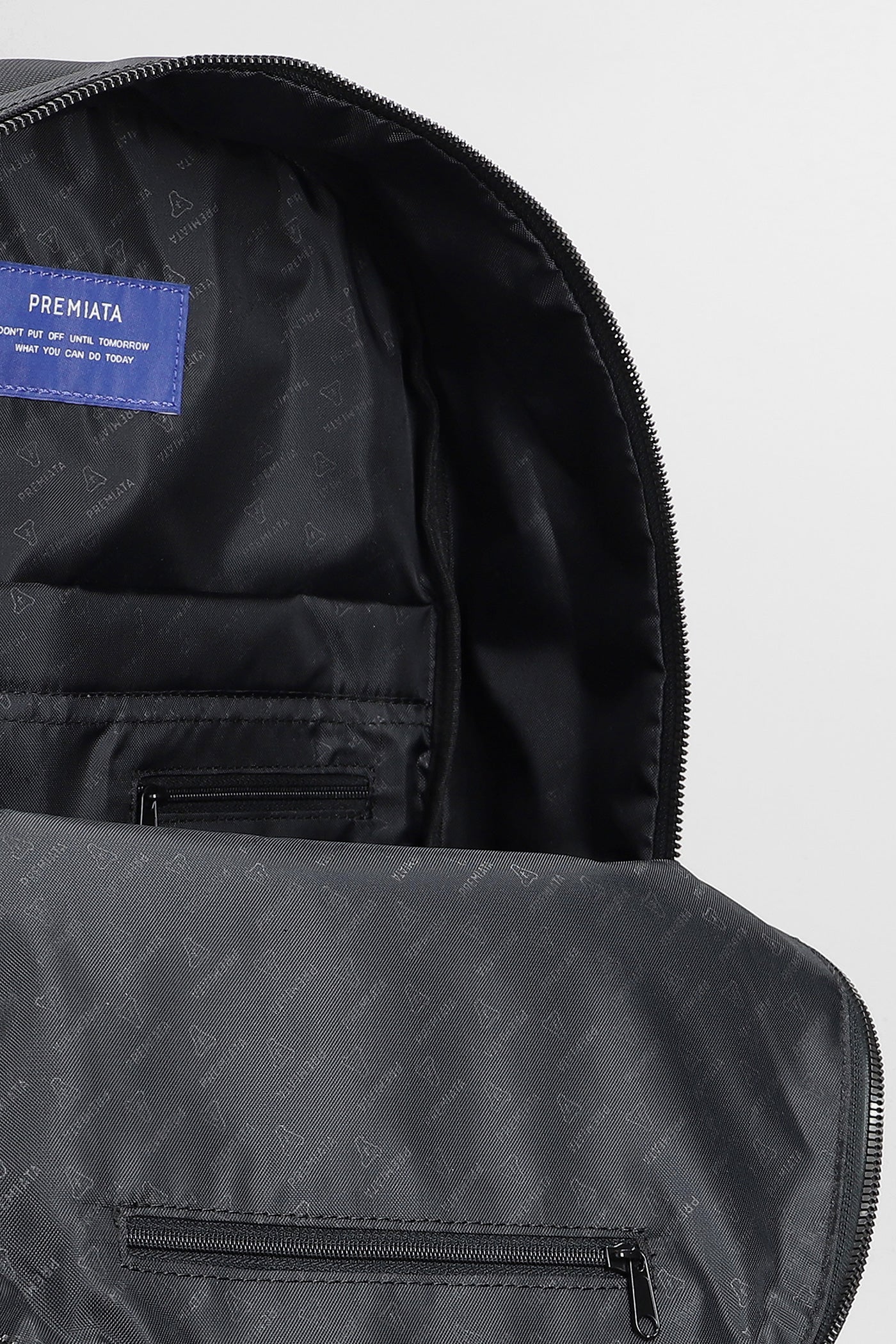 Blade Backpack in blue nylon - Image 4