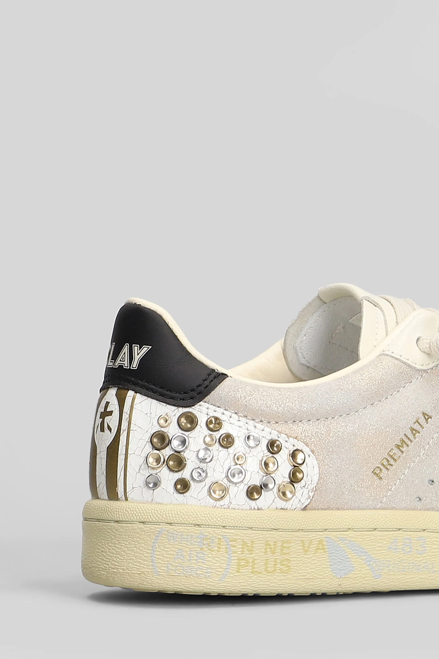 Bsktclayd Sneakers in white leather - Image 5