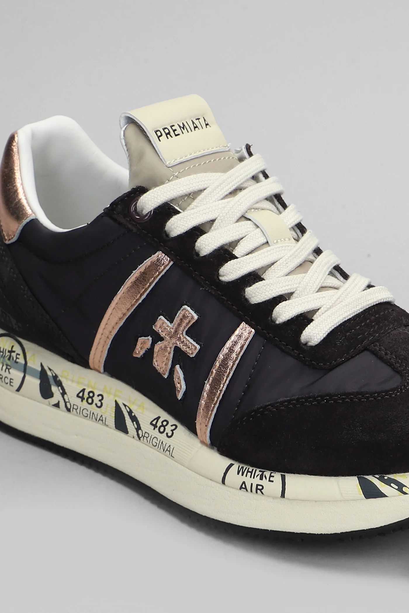 Conny Sneakers in brown Suede and fabric - Image 5