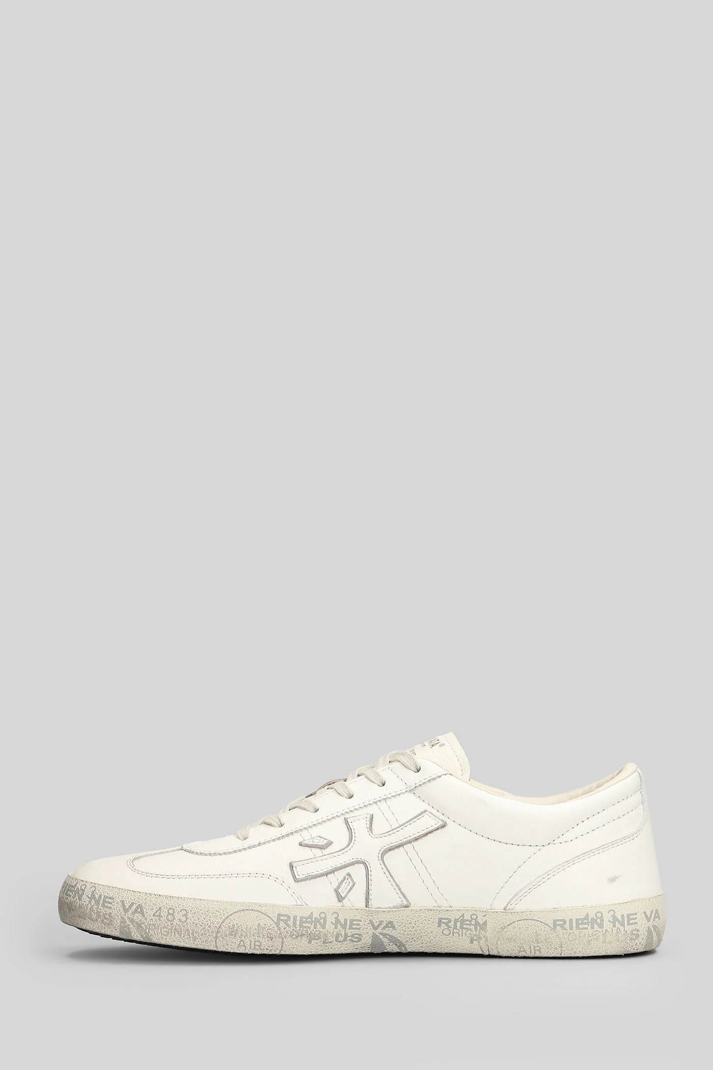David Sneakers in white leather - Image 3