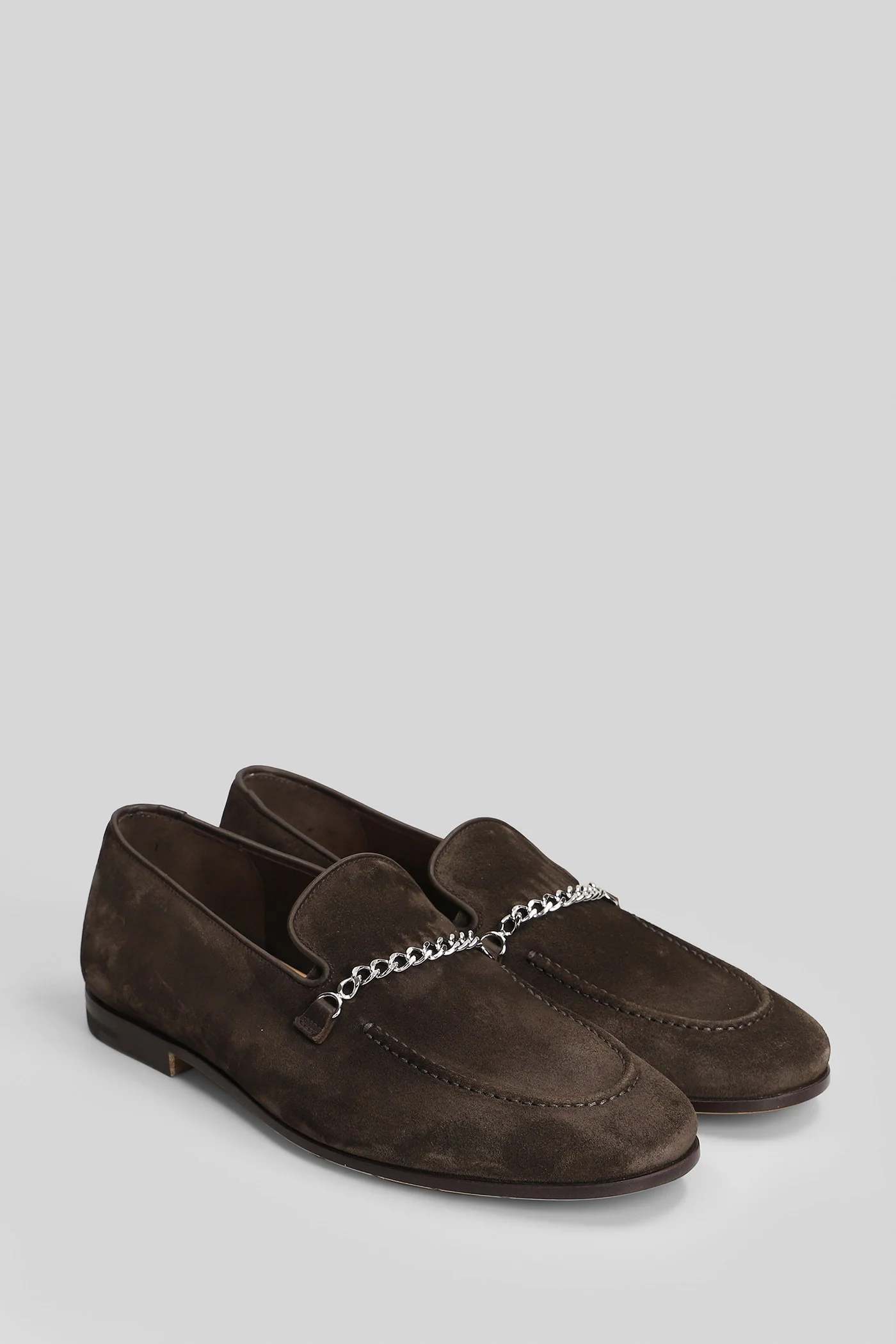 Loafers in dark brown suede - Image 2