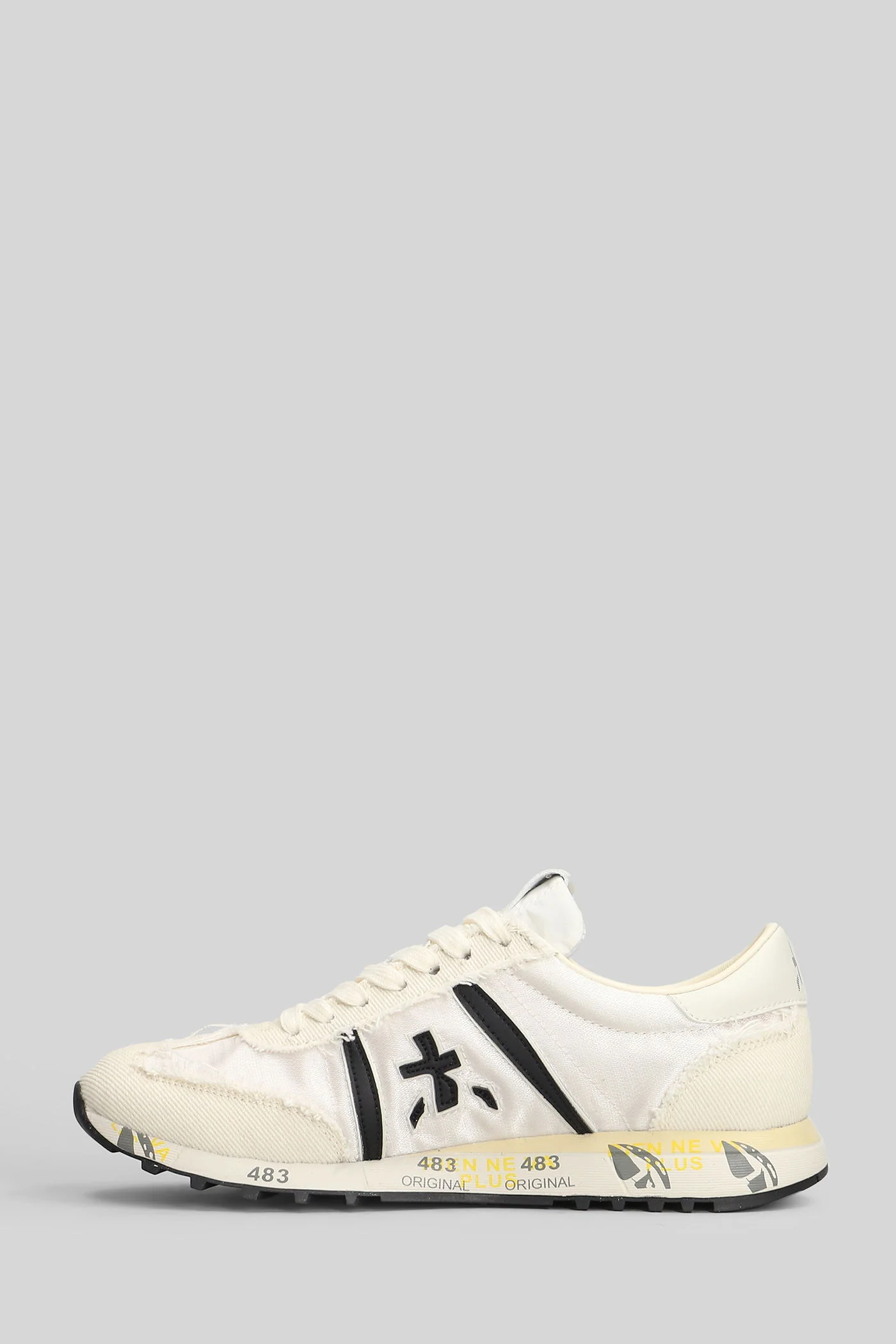 Lucy Sneakers in beige fabric - Image 3