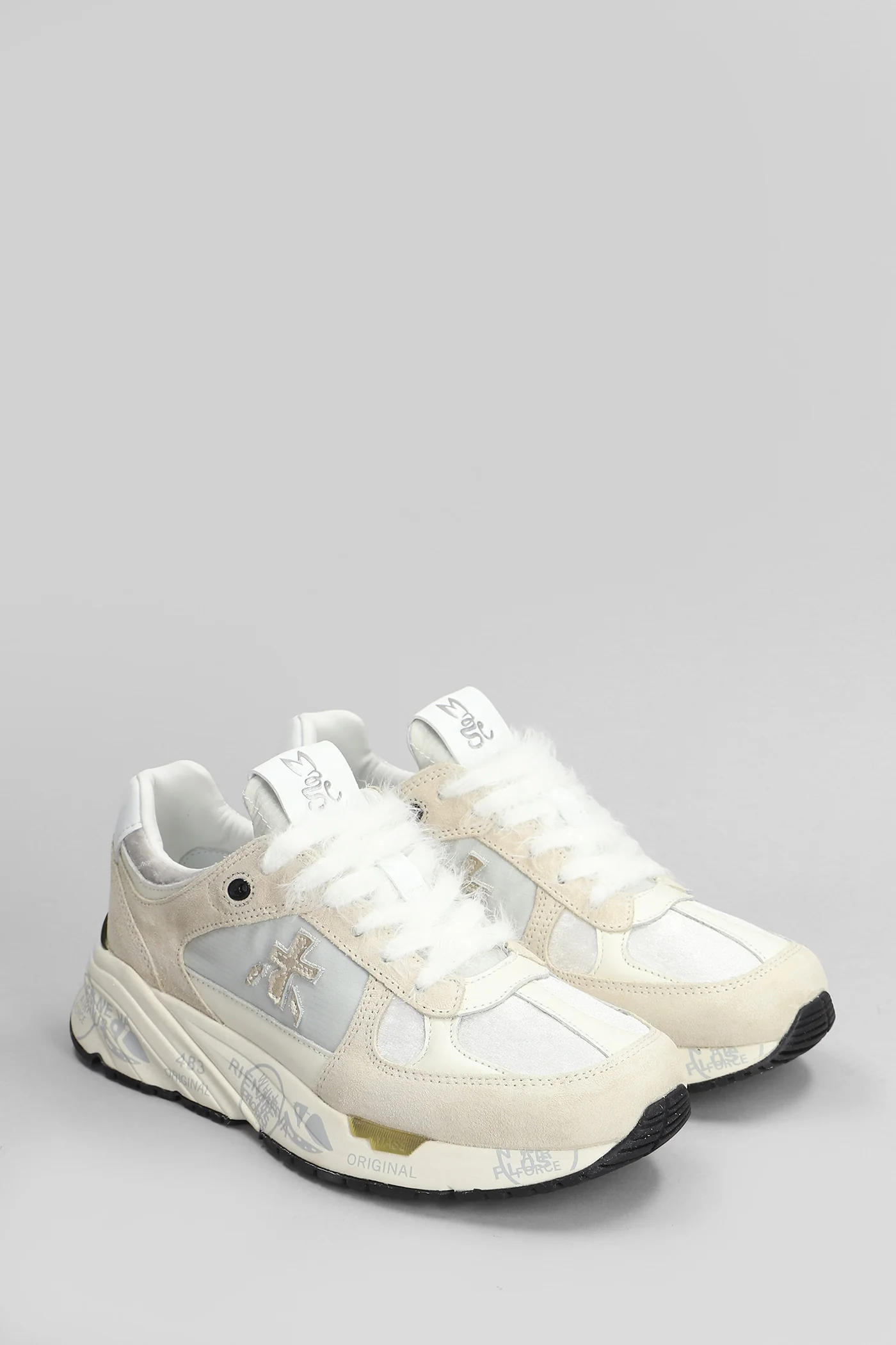 Mase Sneakers in beige Suede and fabric - Image 2