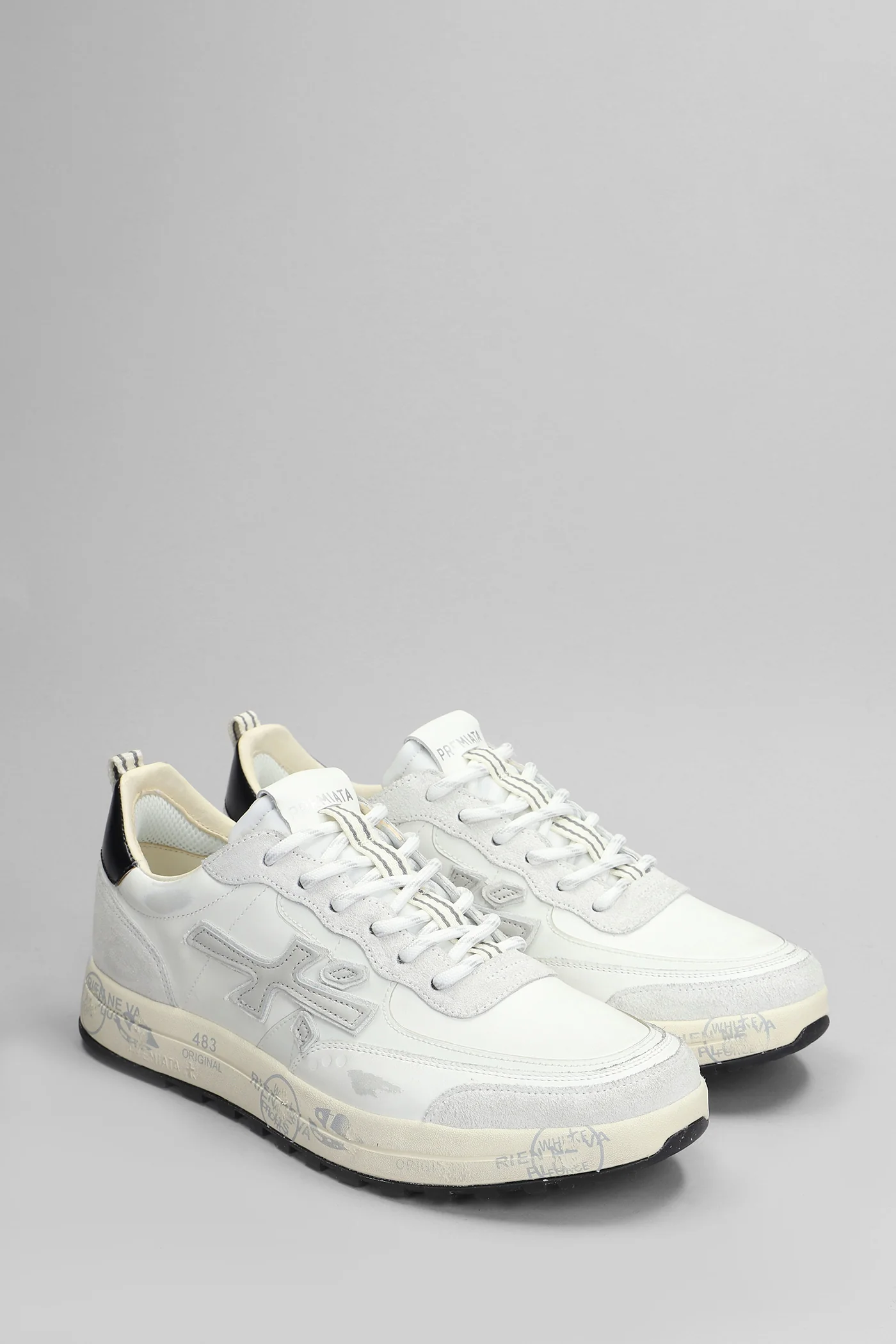 Nous Sneakers in white leather - Image 2
