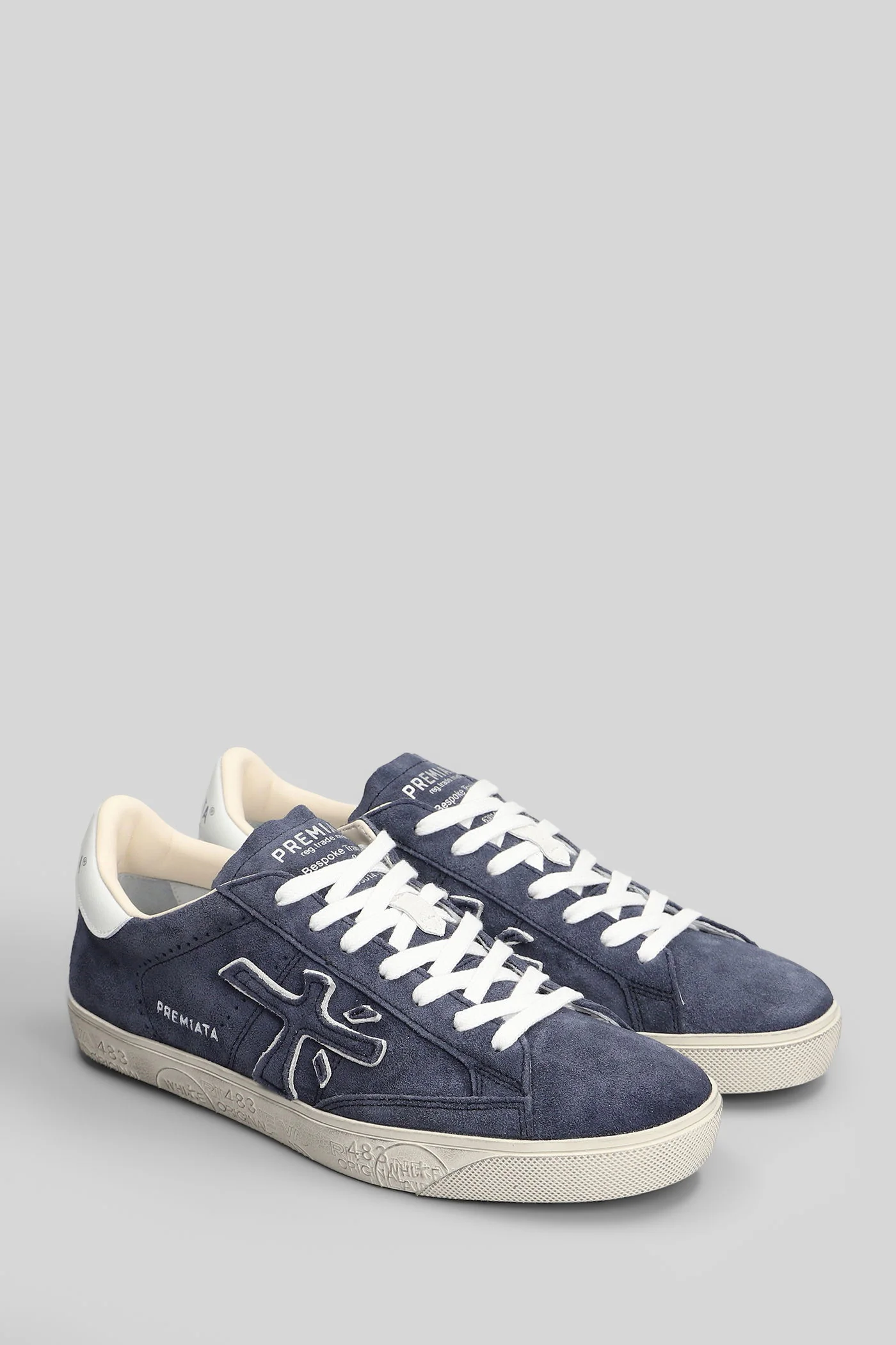 Steven Sneakers in blue suede - Image 2