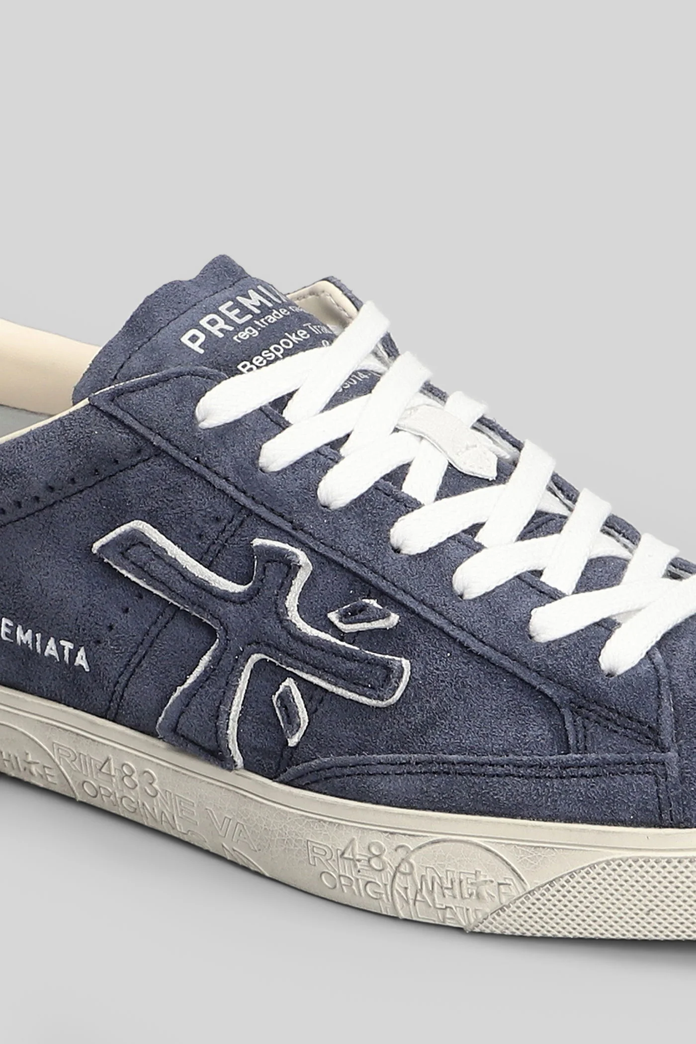 Steven Sneakers in blue suede - Image 5