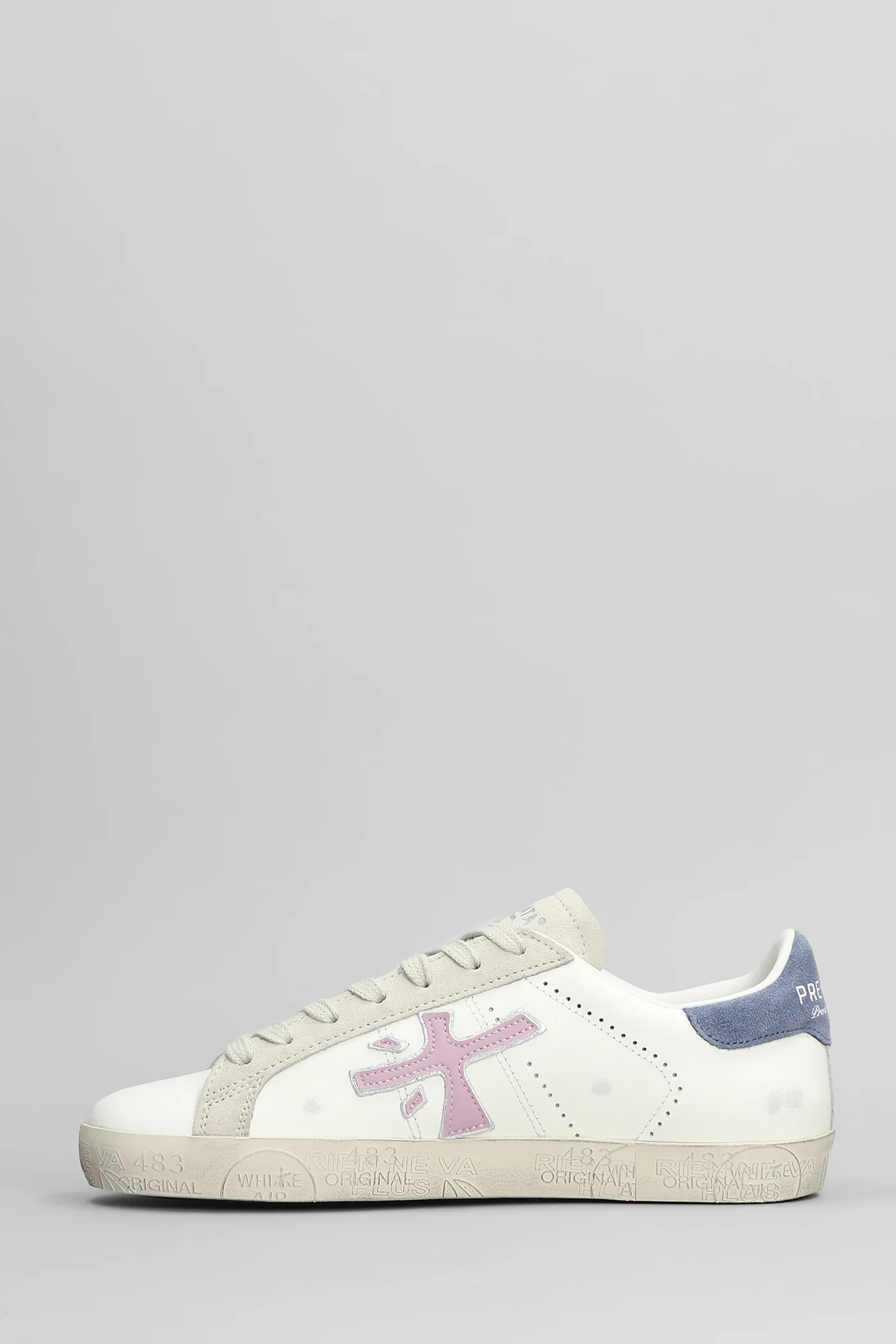 Steven Sneakers in white leather - Image 3