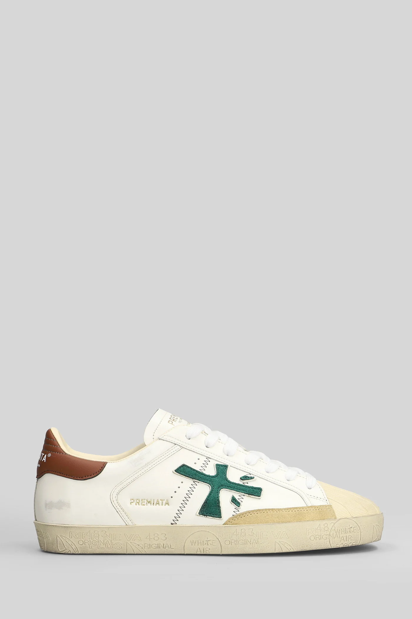 Steven Sneakers in white leather