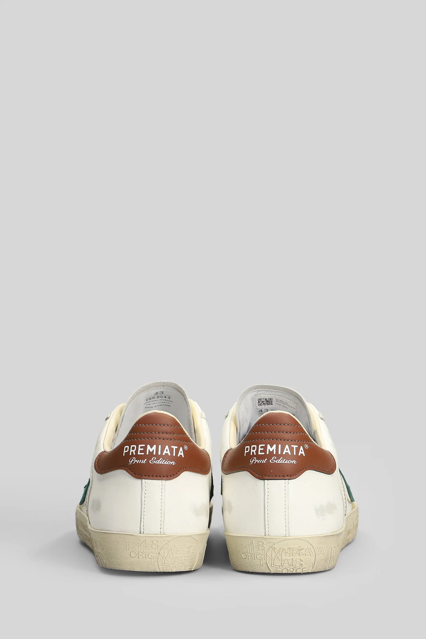 Steven Sneakers in white leather - Image 4