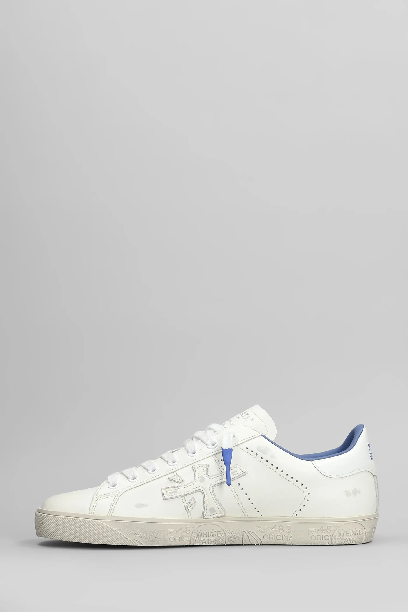Steven Sneakers in white leather - Image 3