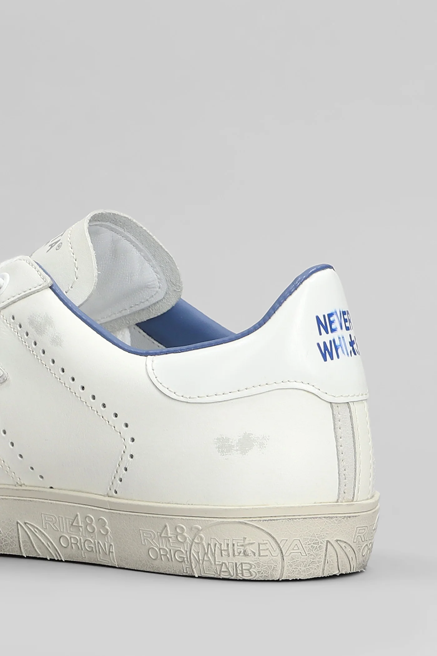 Steven Sneakers in white leather - Image 5