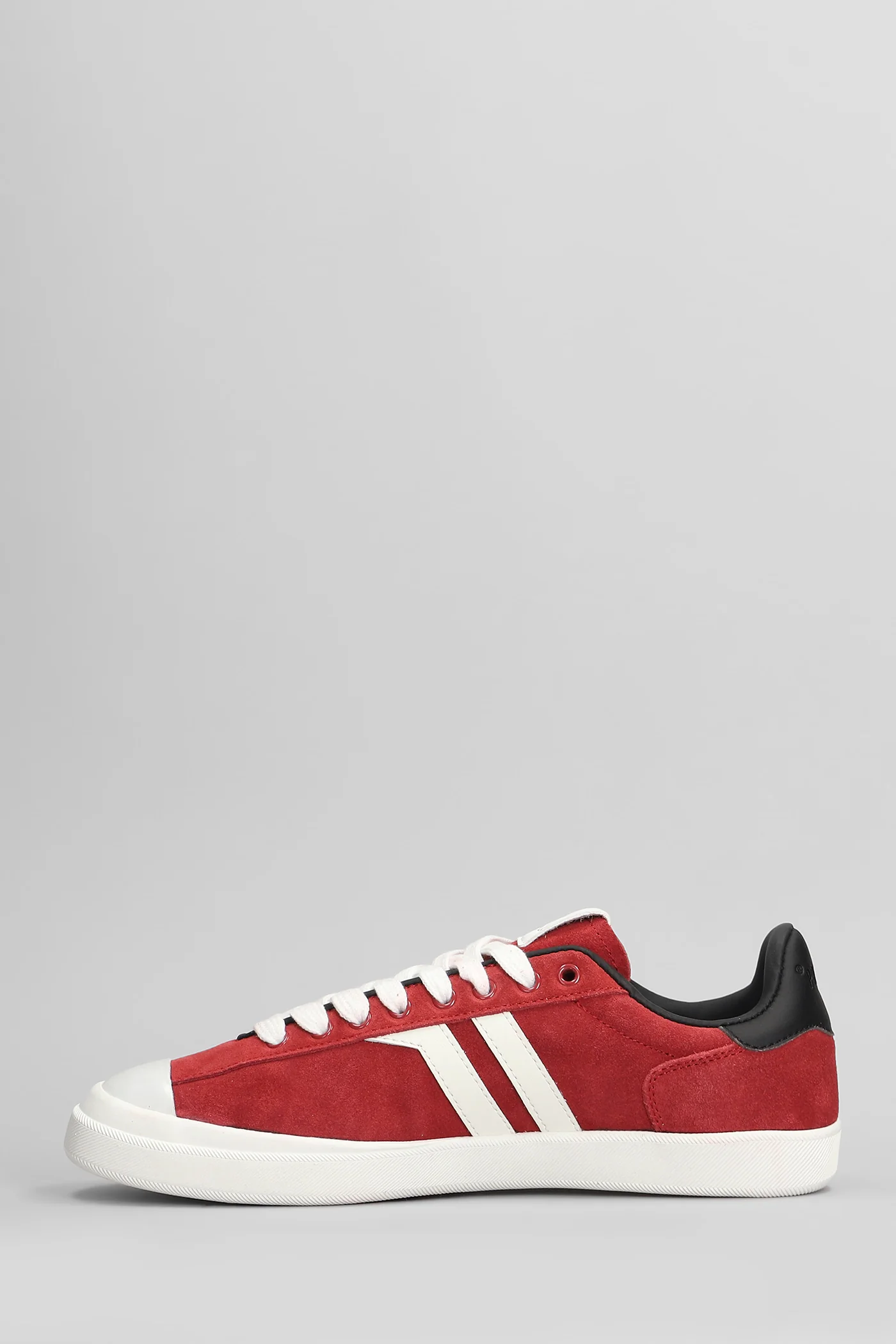 Court ace Sneakers in red suede - Image 3