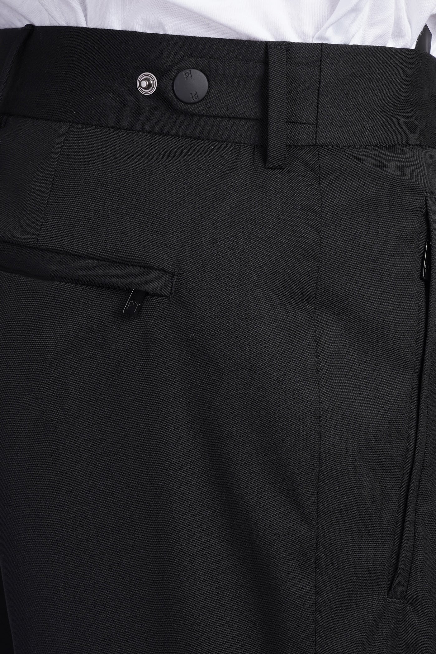 Pants in black polyester - Image 4