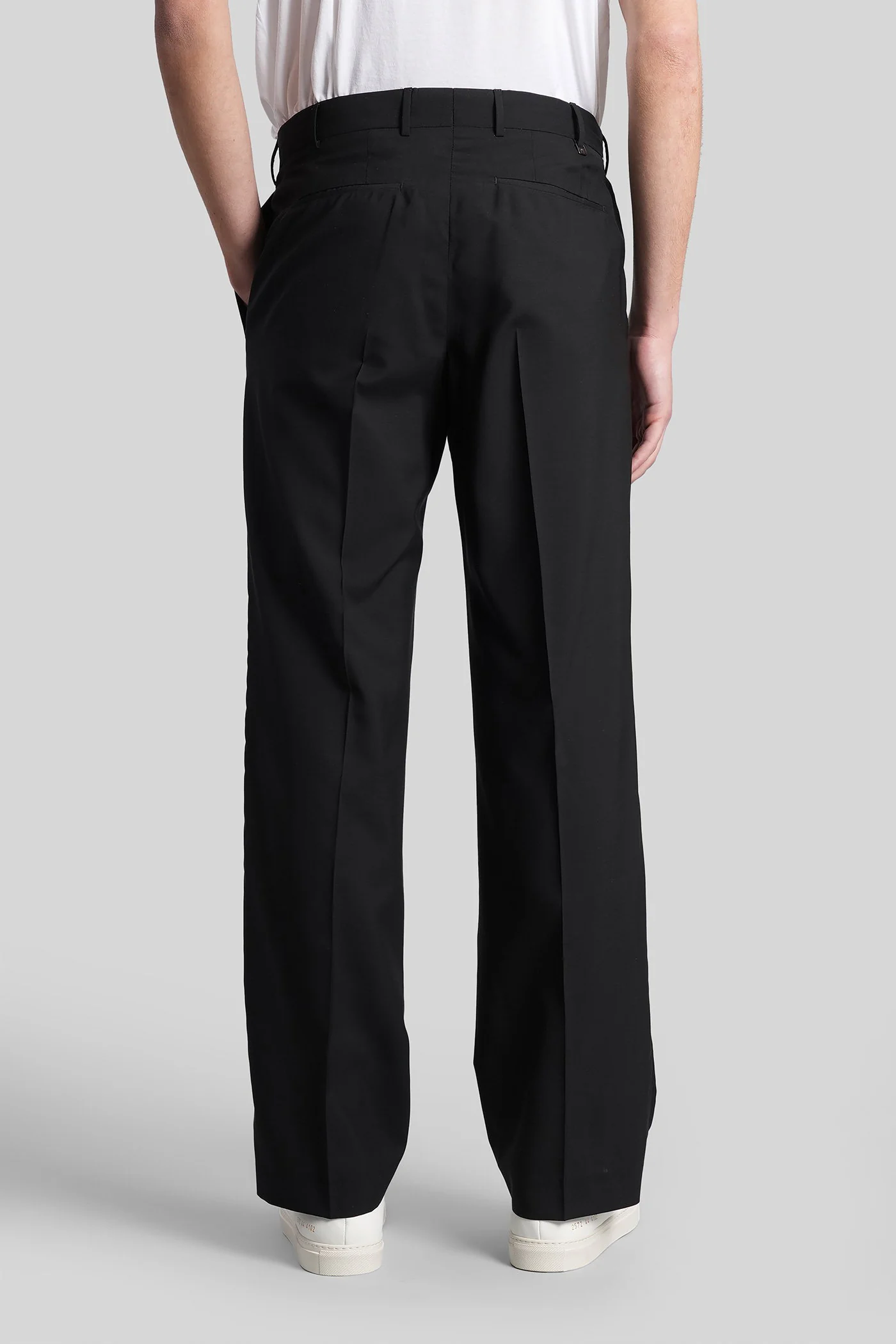 Zi56 Pants in black wool - Image 3