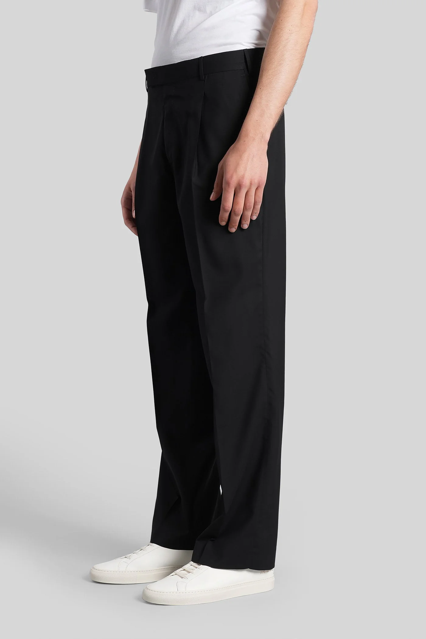 Zi56 Pants in black wool - Image 4