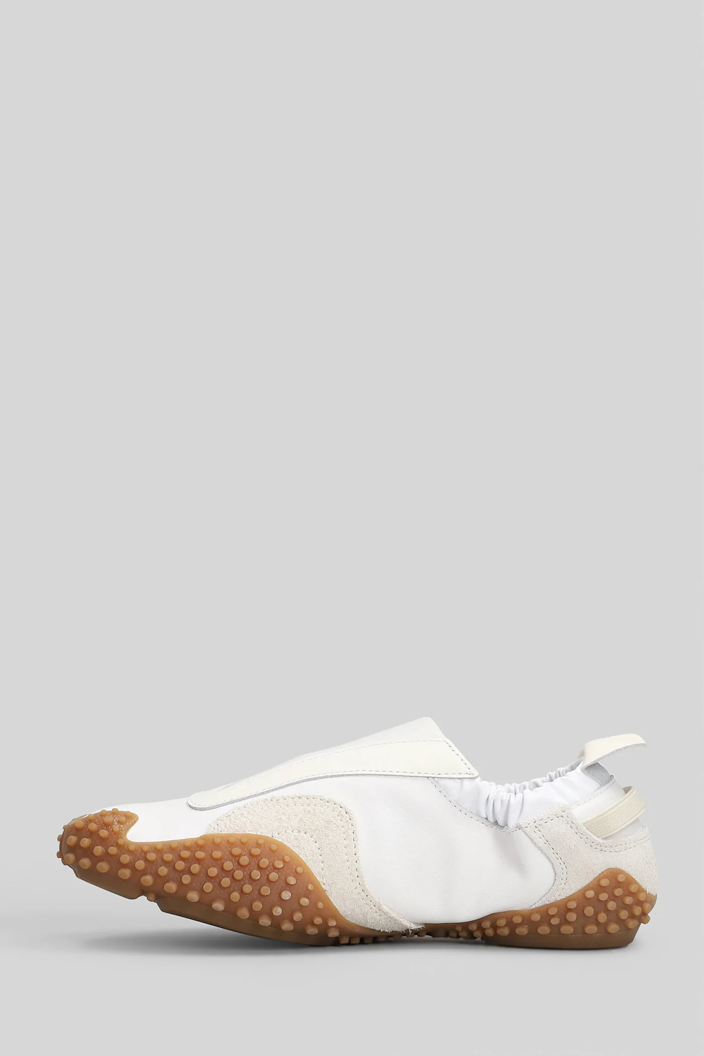 Mostro Move Wns Sneakers in white Suede and fabric - Image 3