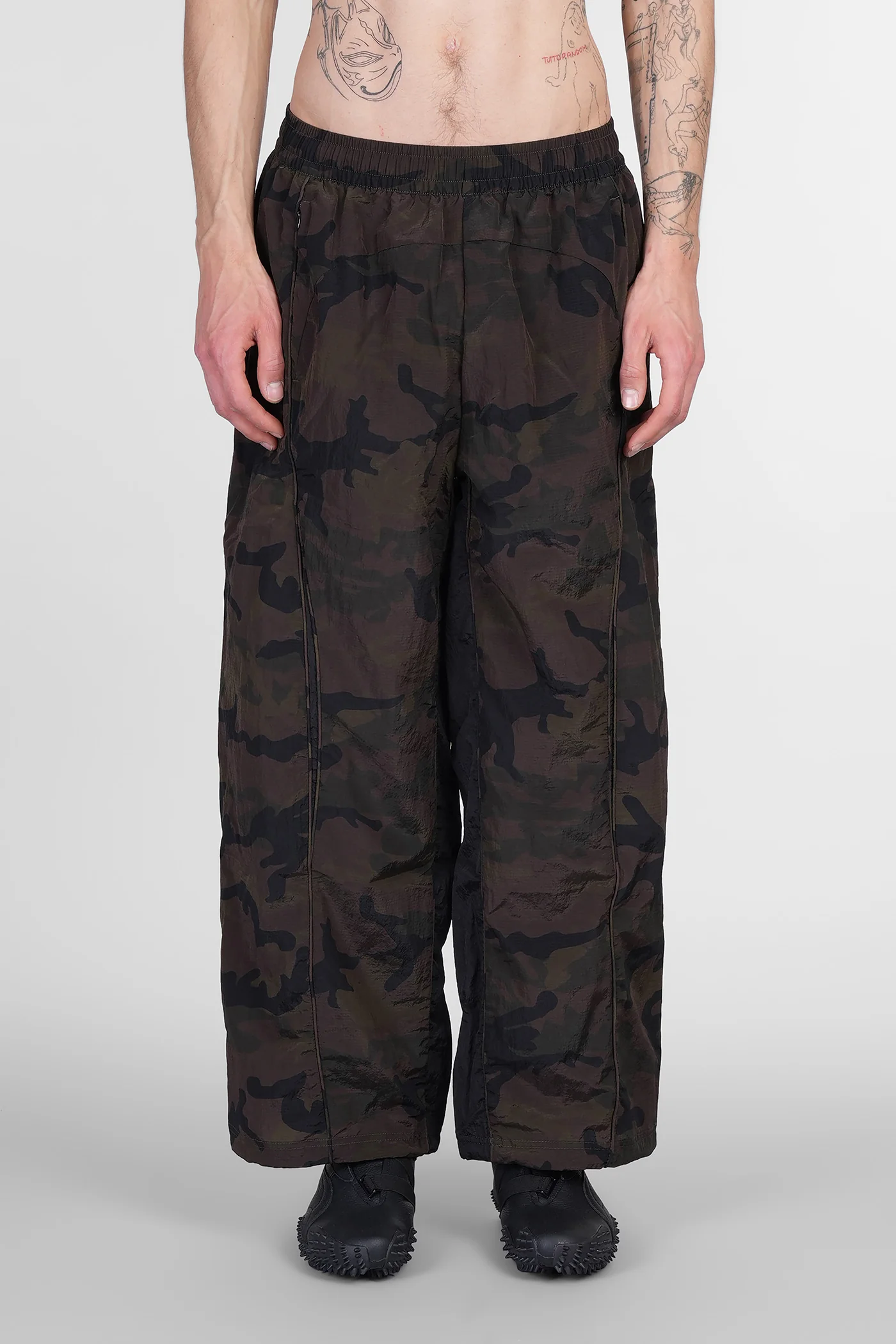 Mostroverse Pants in camouflage nylon