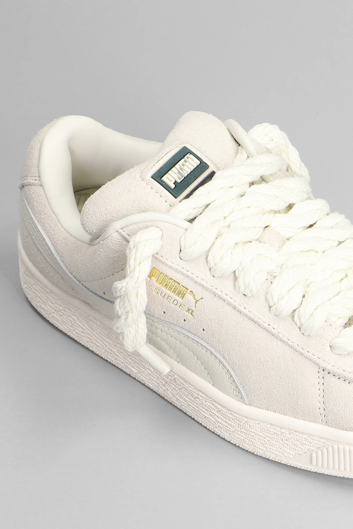 Suede XL Sneakers in grey suede - Image 5