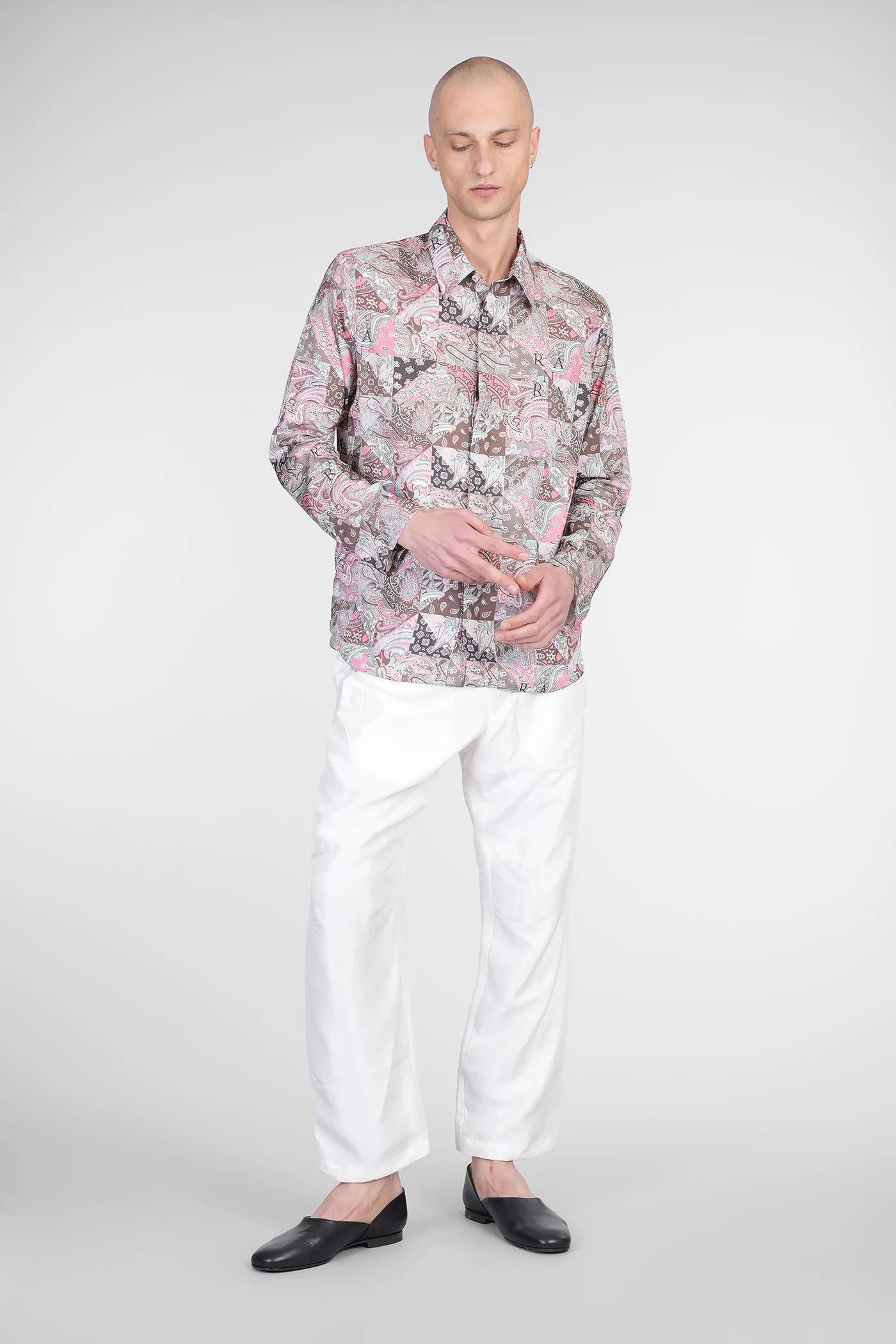 Wilder Pants in white silk - Image 2