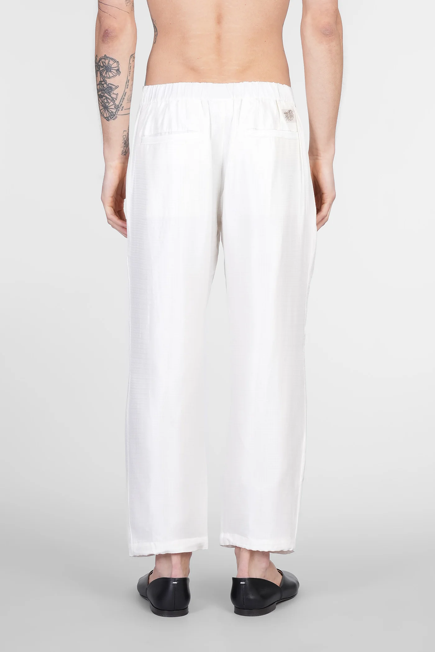 Wilder Pants in white silk - Image 3