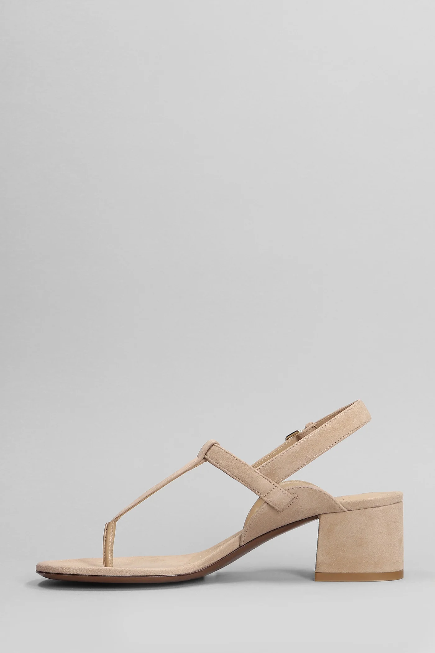 Sandals in beige suede - Image 3