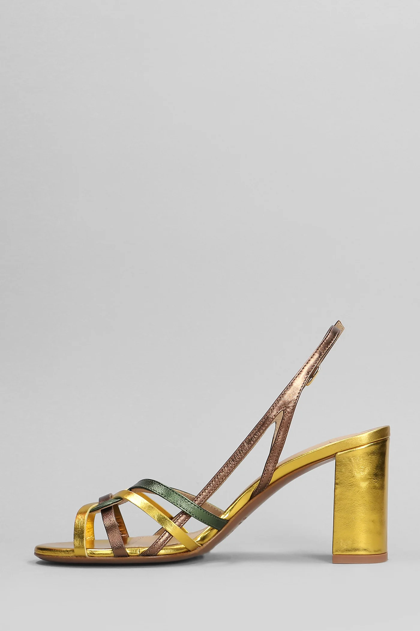 Sandals in multicolor leather - Image 3