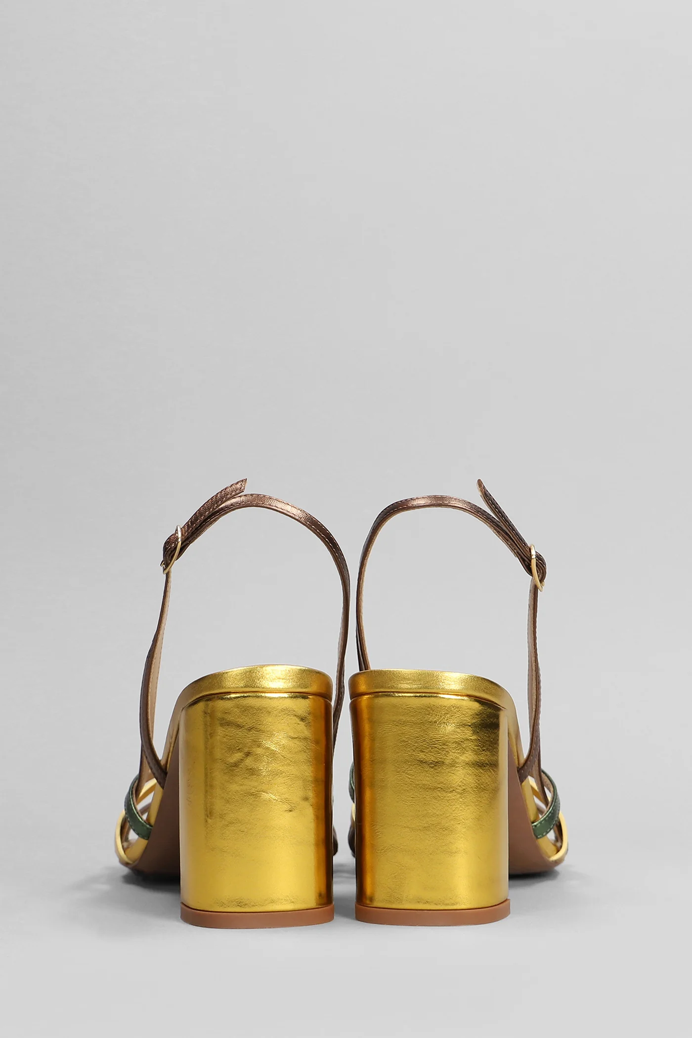 Sandals in multicolor leather - Image 4