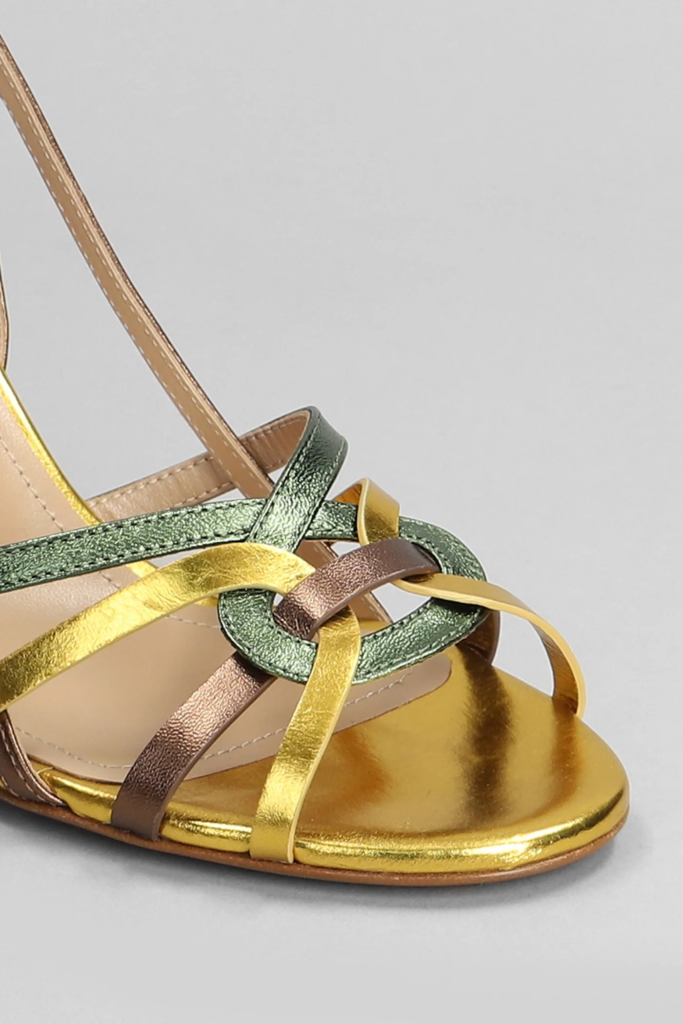 Sandals in multicolor leather - Image 5