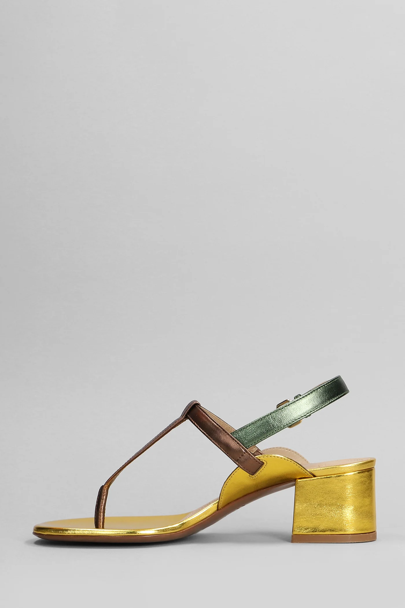 Sandals in multicolor leather - Image 3