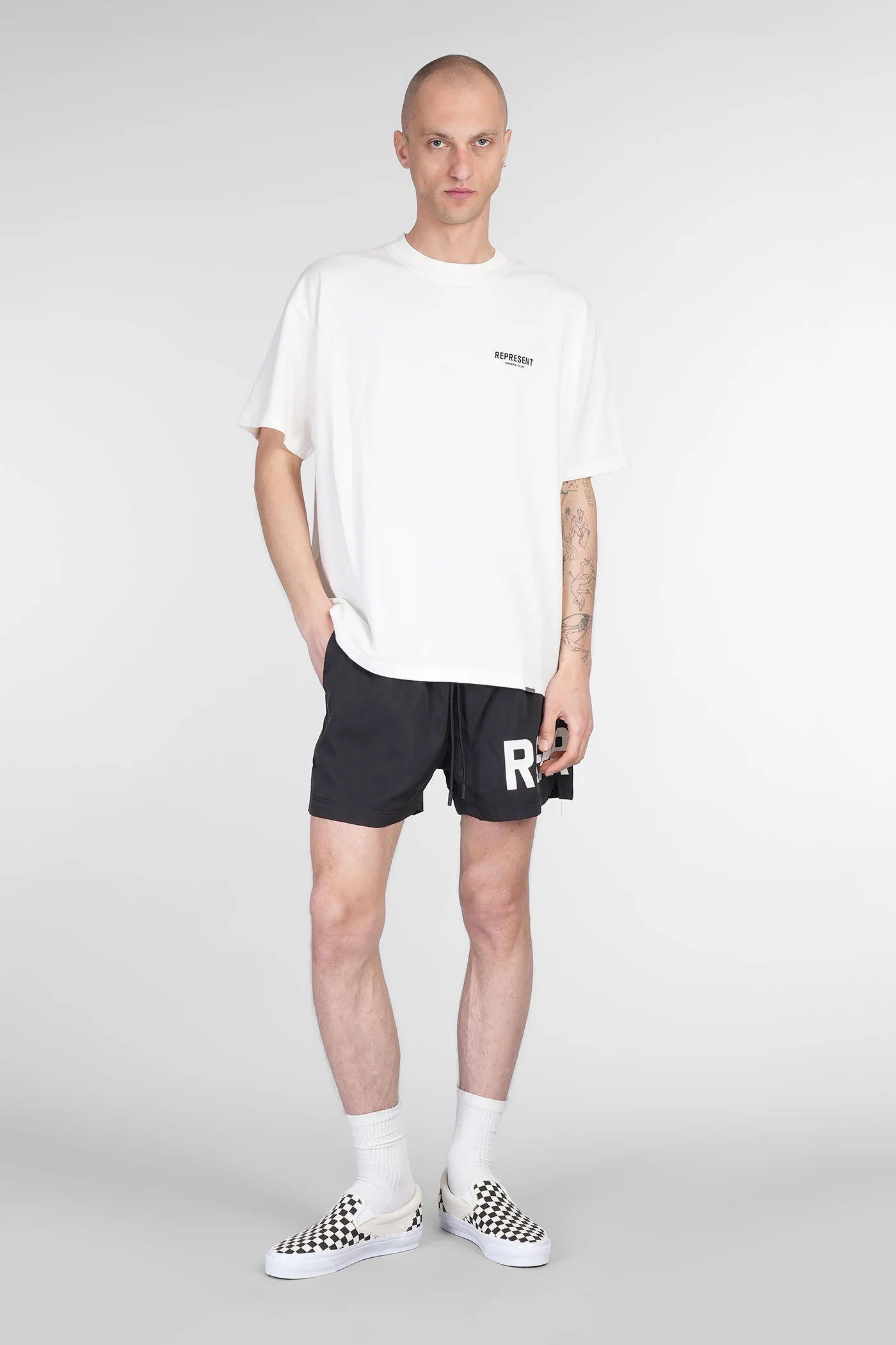 Beachwear in black polyester - Image 2