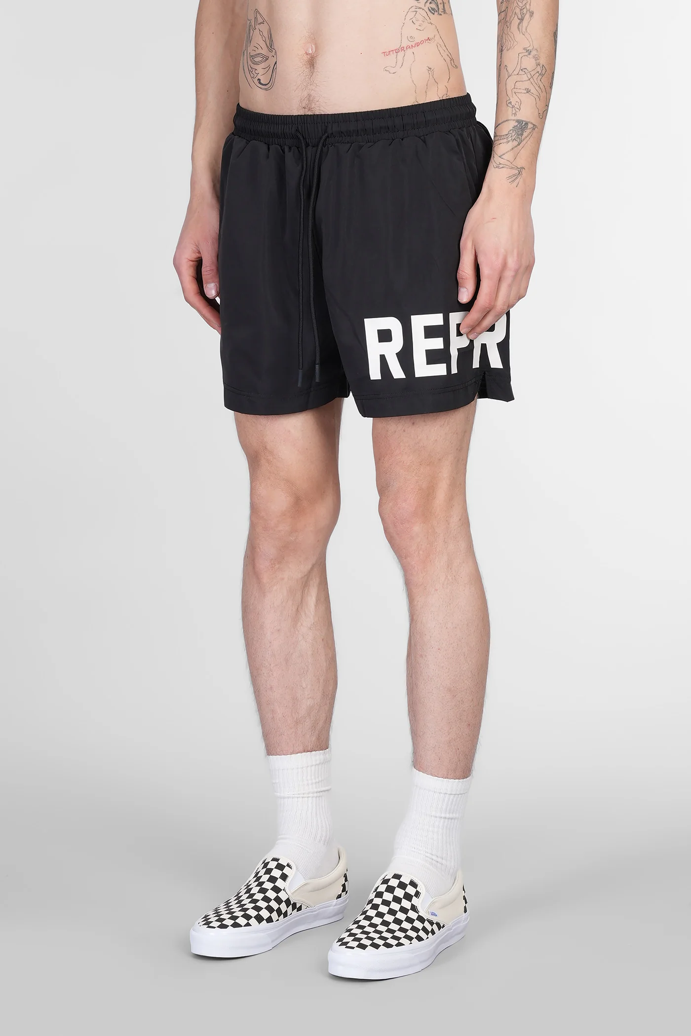 Beachwear in black polyester - Image 4