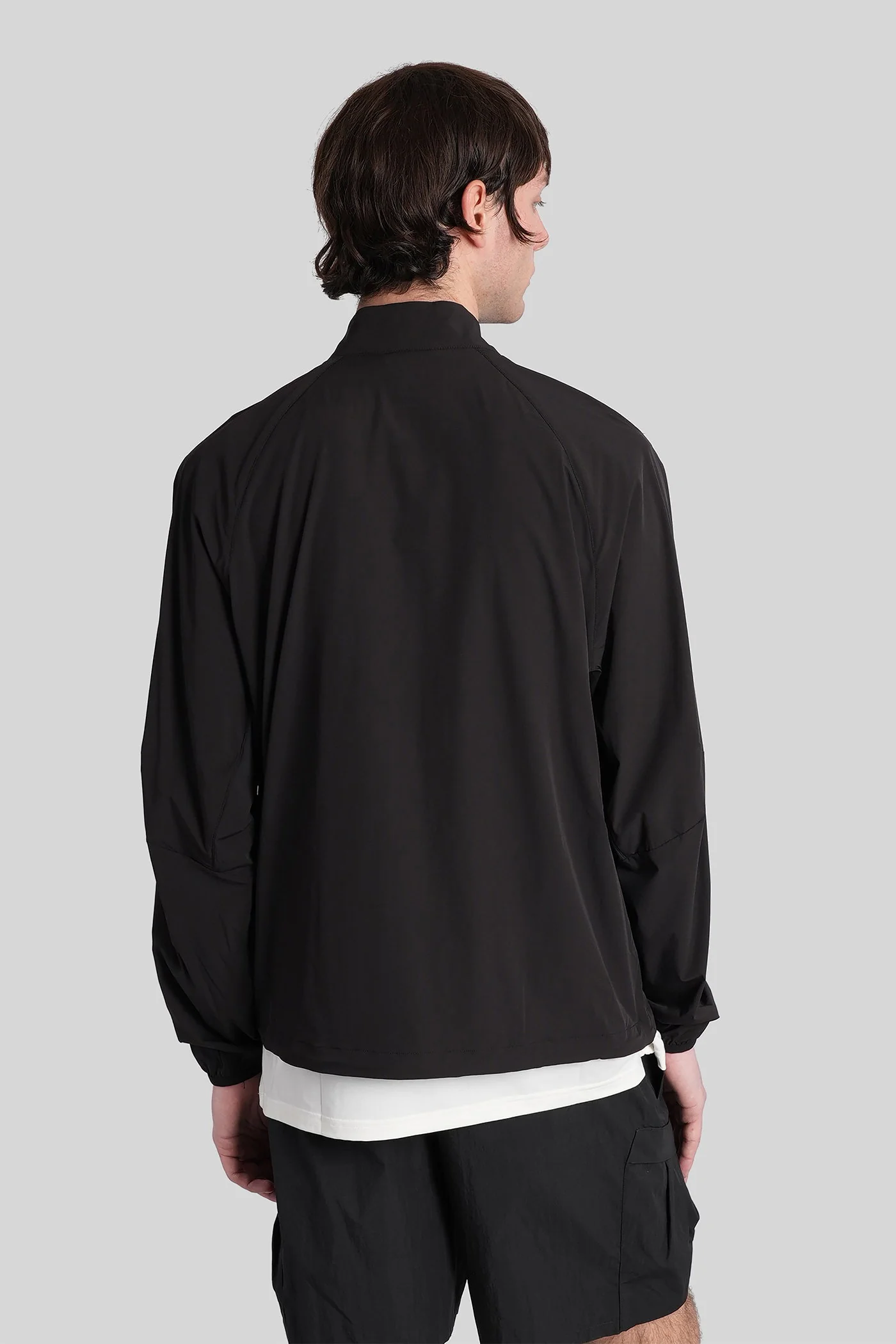 Casual jacket in black nylon - Image 3