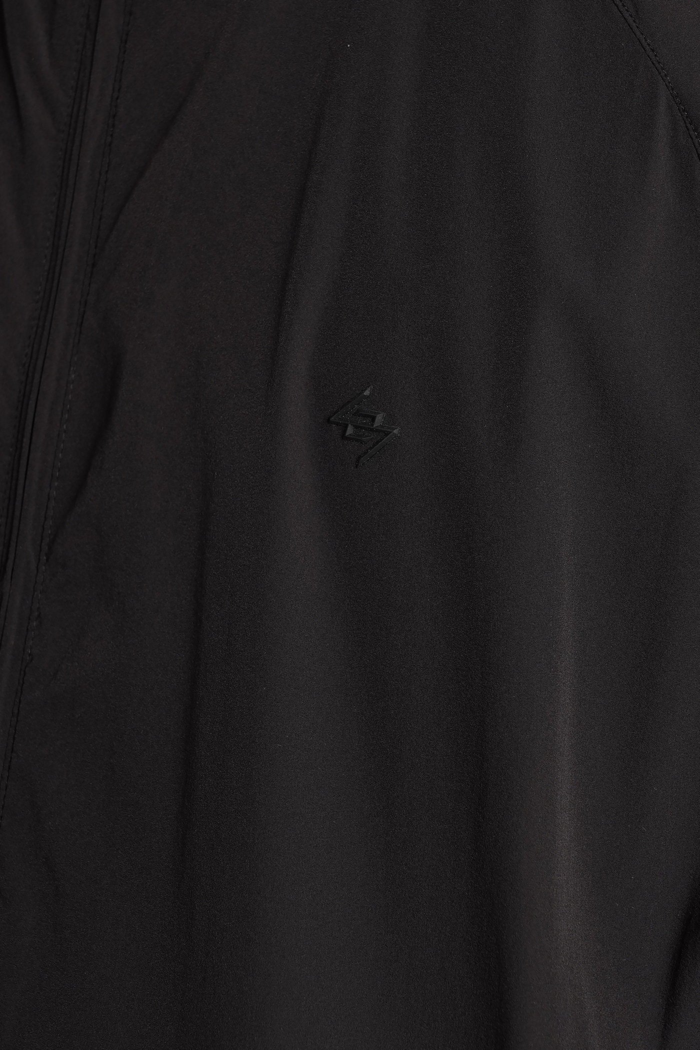 Casual jacket in black nylon - Image 5