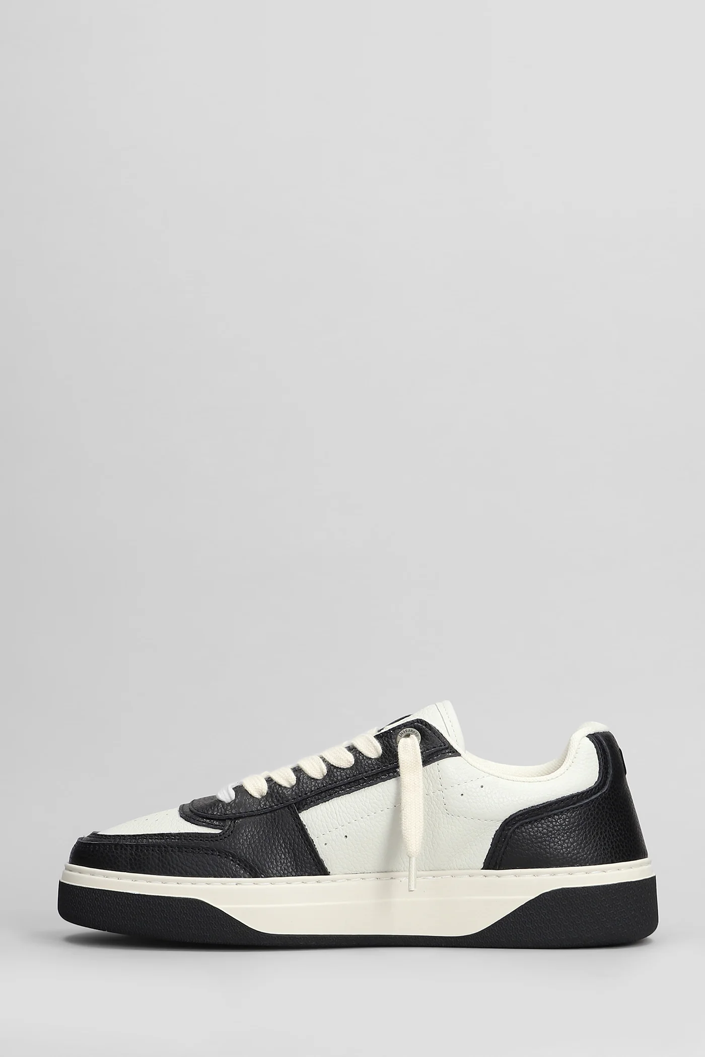 Initial sneaker Sneakers in black leather - Image 3