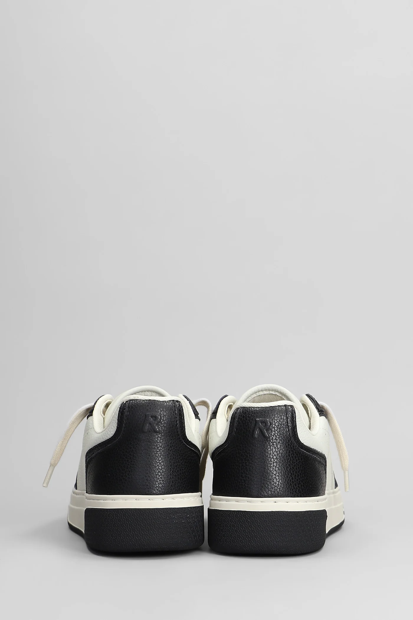 Initial sneaker Sneakers in black leather - Image 4