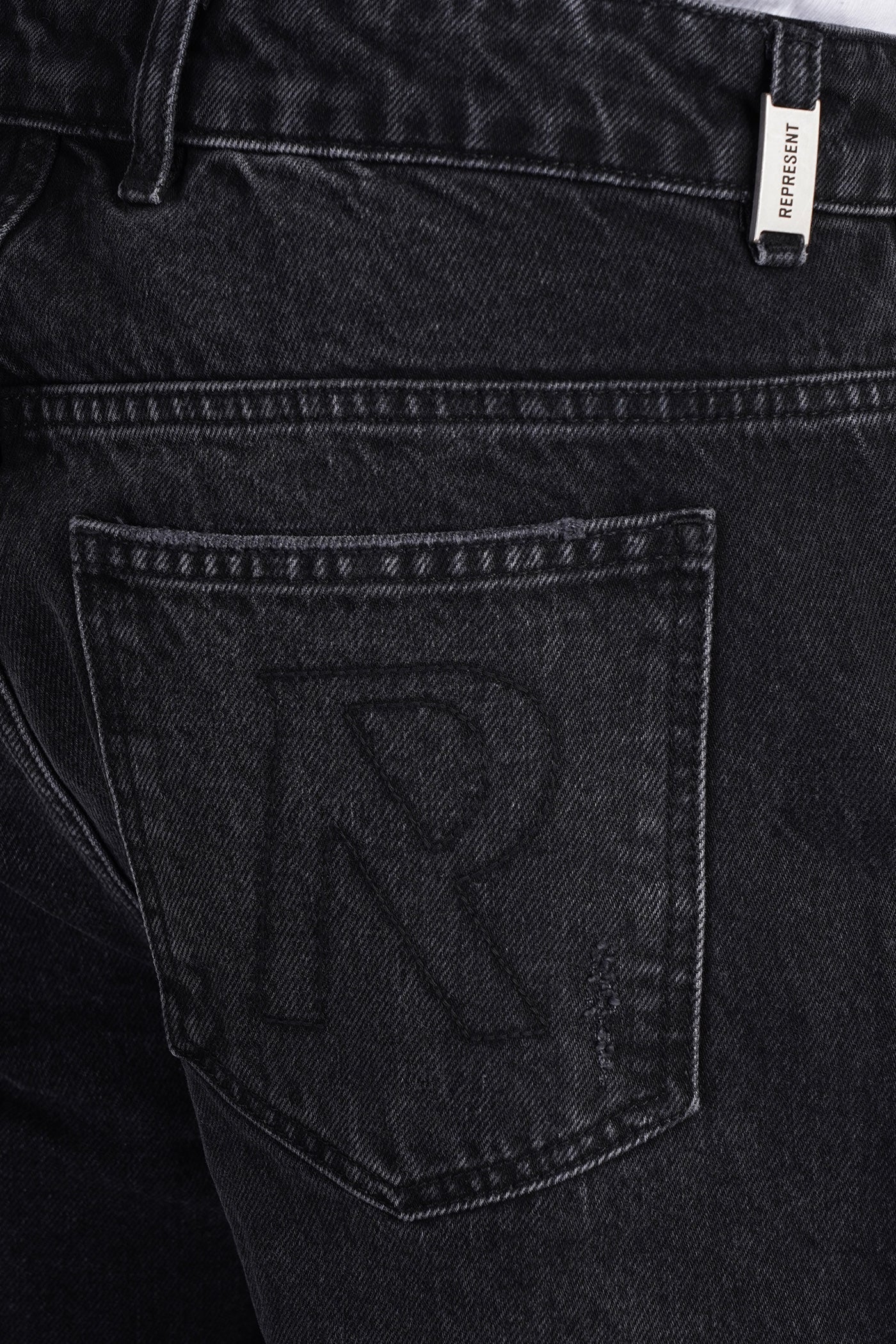 Jeans in black cotton - Image 5