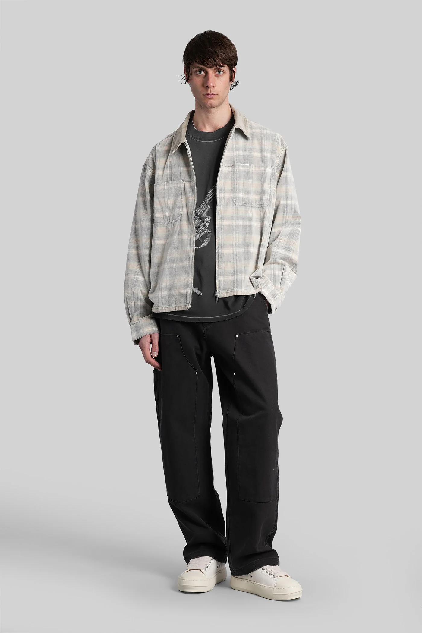 Pants in black cotton - Image 2