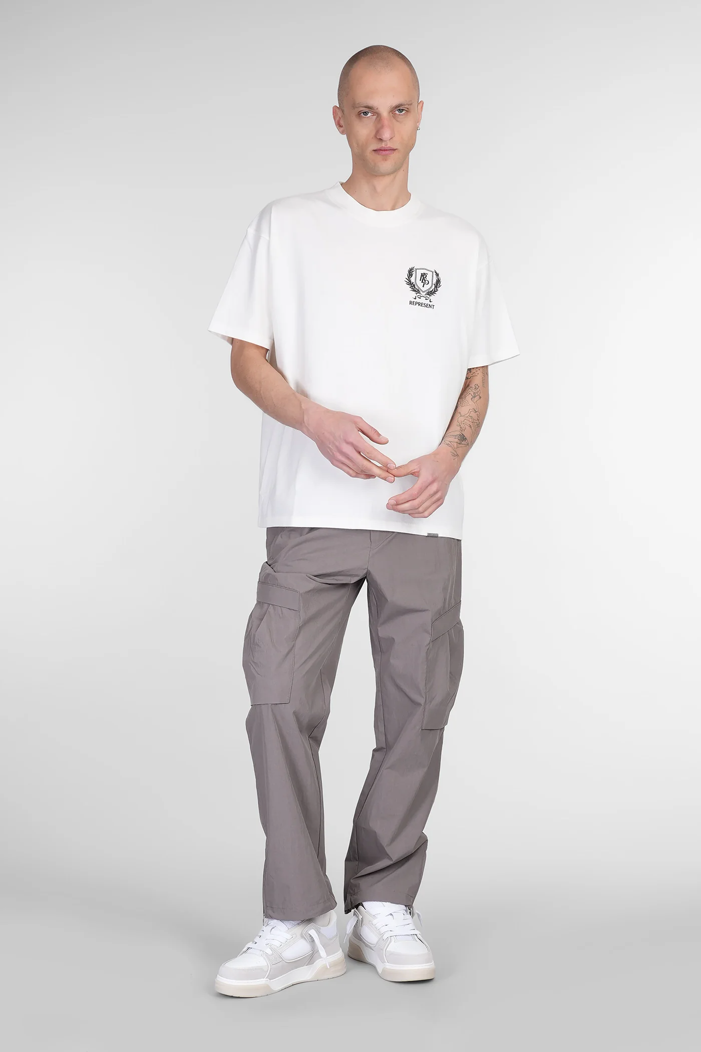 Pants in grey cotton - Image 2
