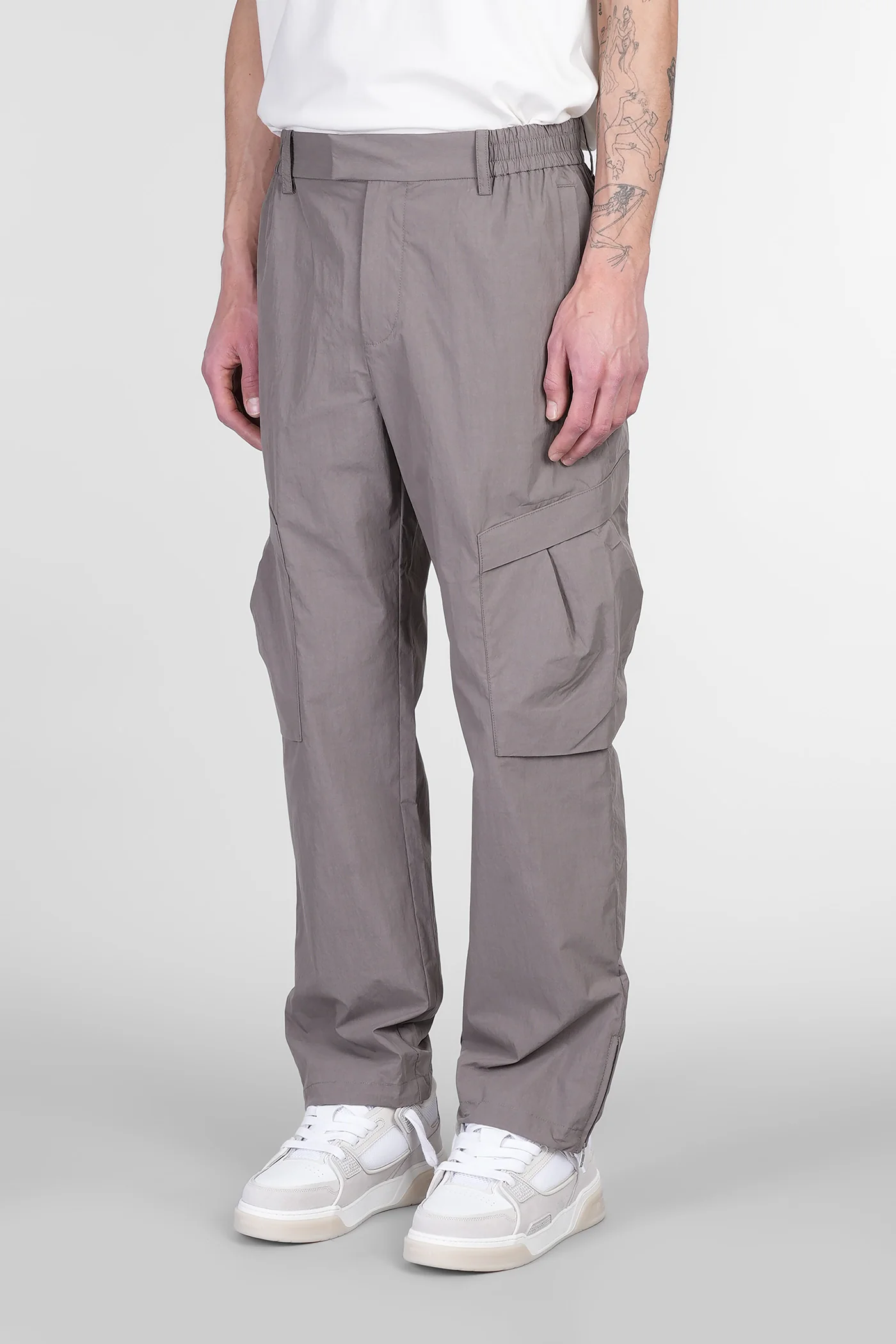 Pants in grey cotton - Image 4
