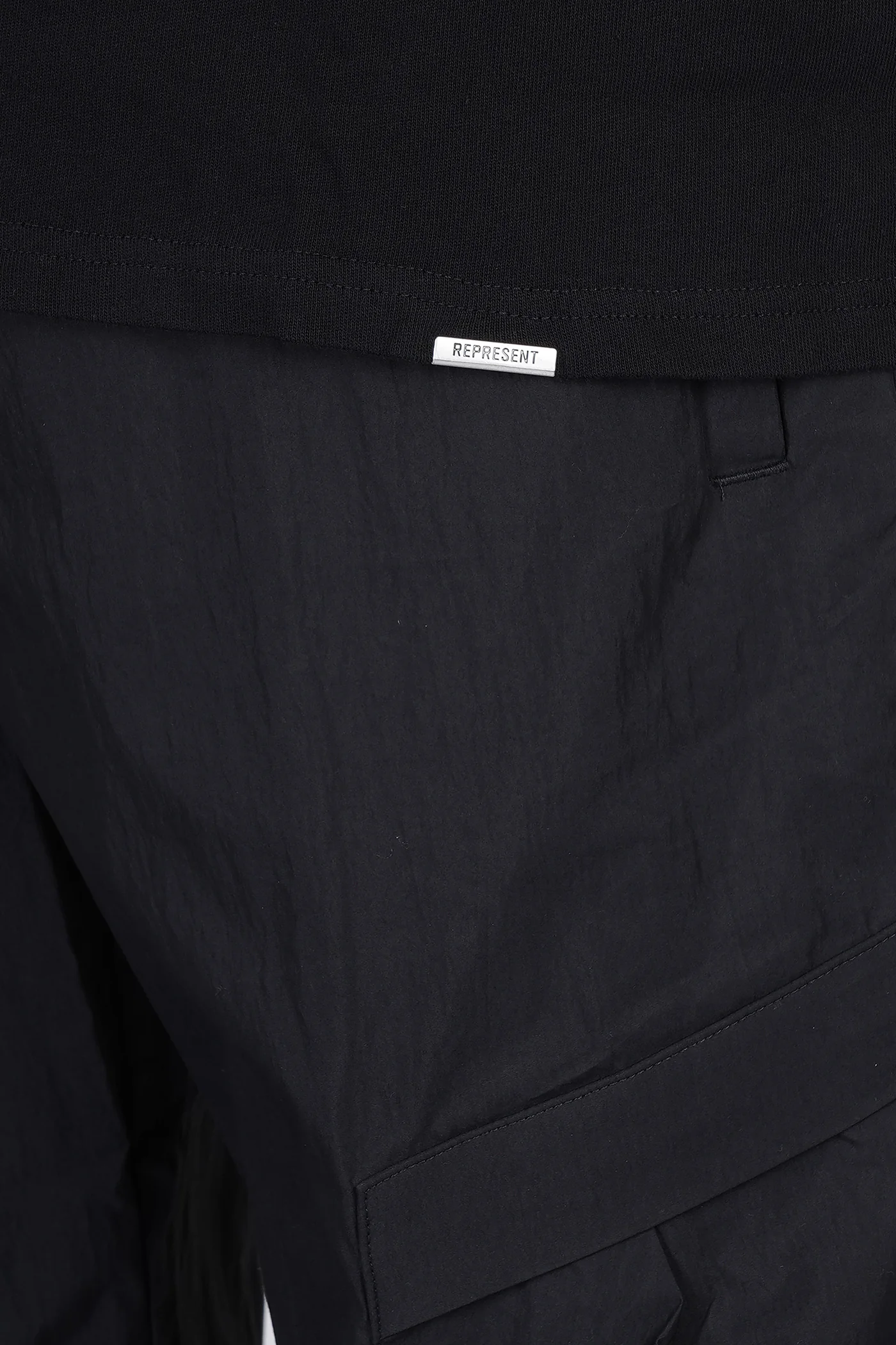 T-Shirt in black cotton - Image 5