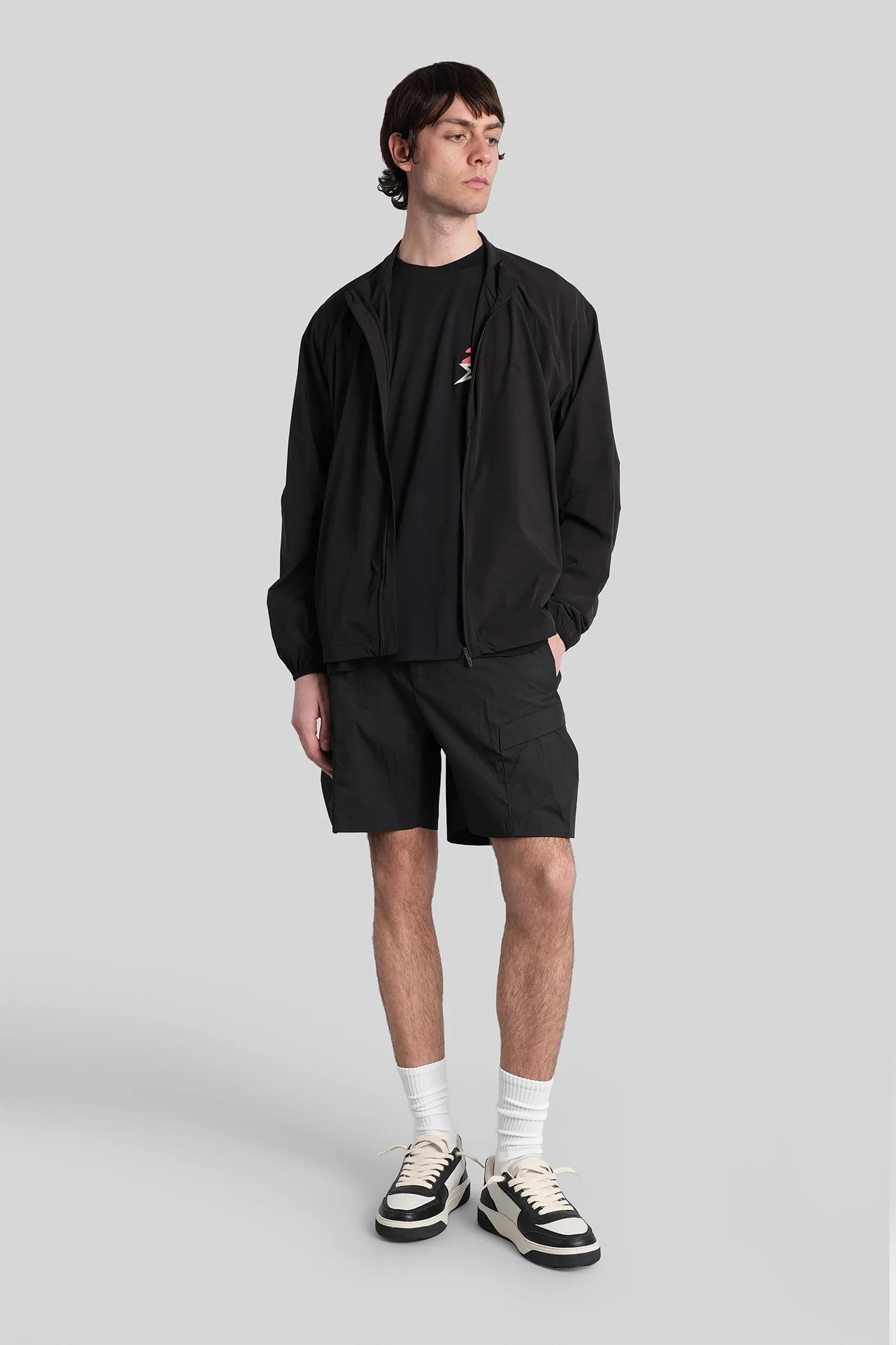 T-Shirt in black polyester - Image 2