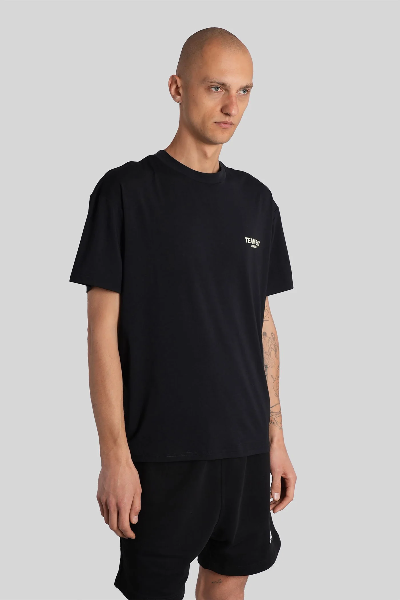T-Shirt in black polyester - Image 3