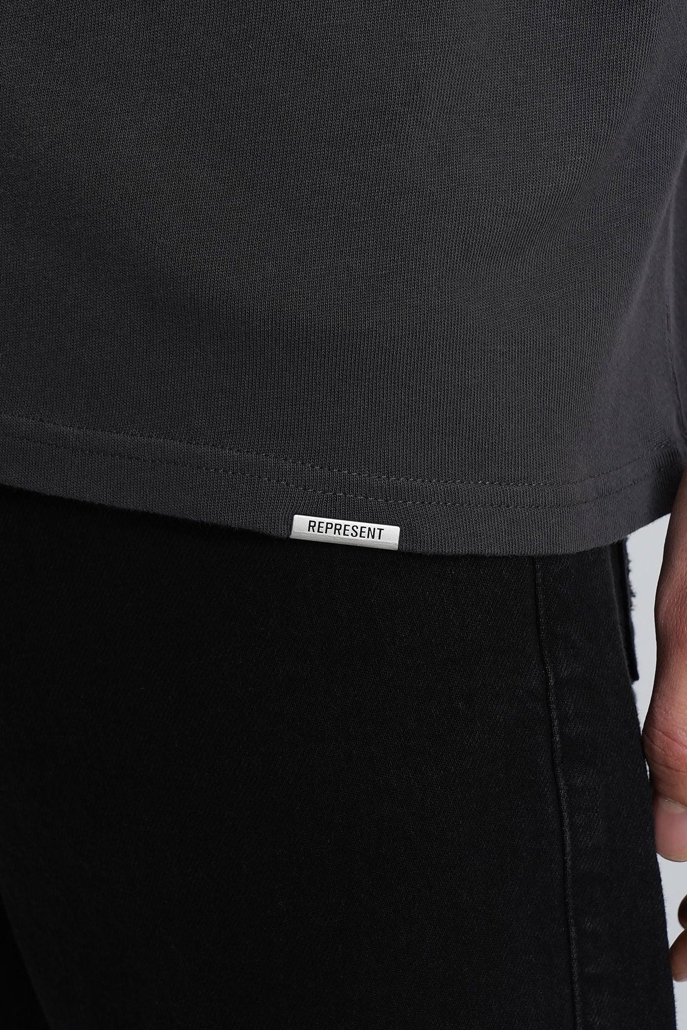 T-Shirt in grey cotton - Image 5