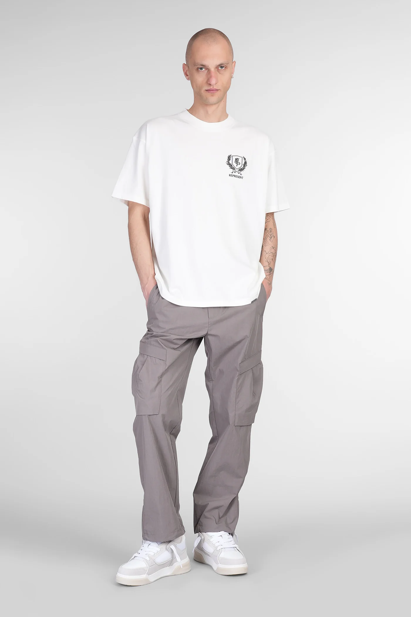 T-Shirt in white cotton - Image 2